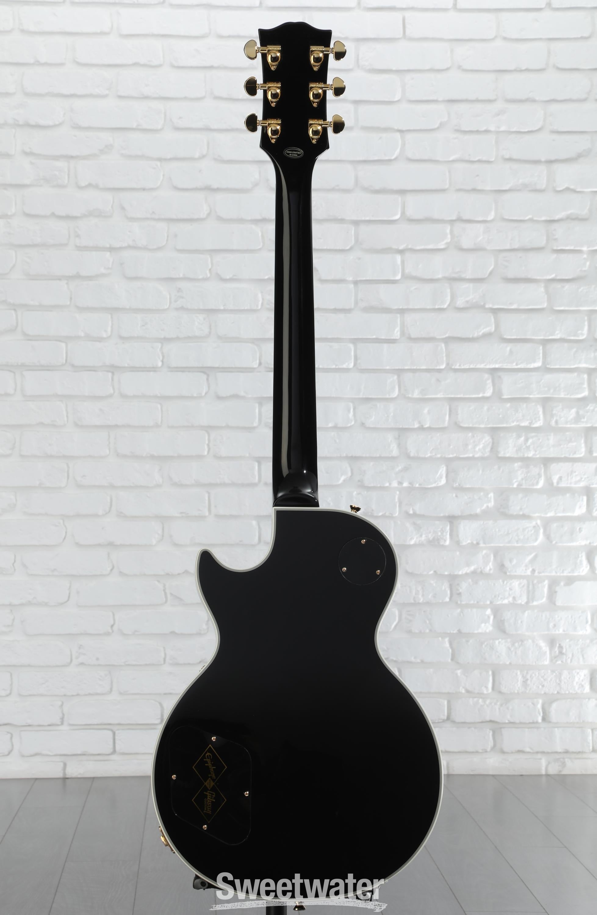 ギター Epiphone Les Paul Custom Epiphone Les Paul Custom Electric Guitar (with Case) | zZounds