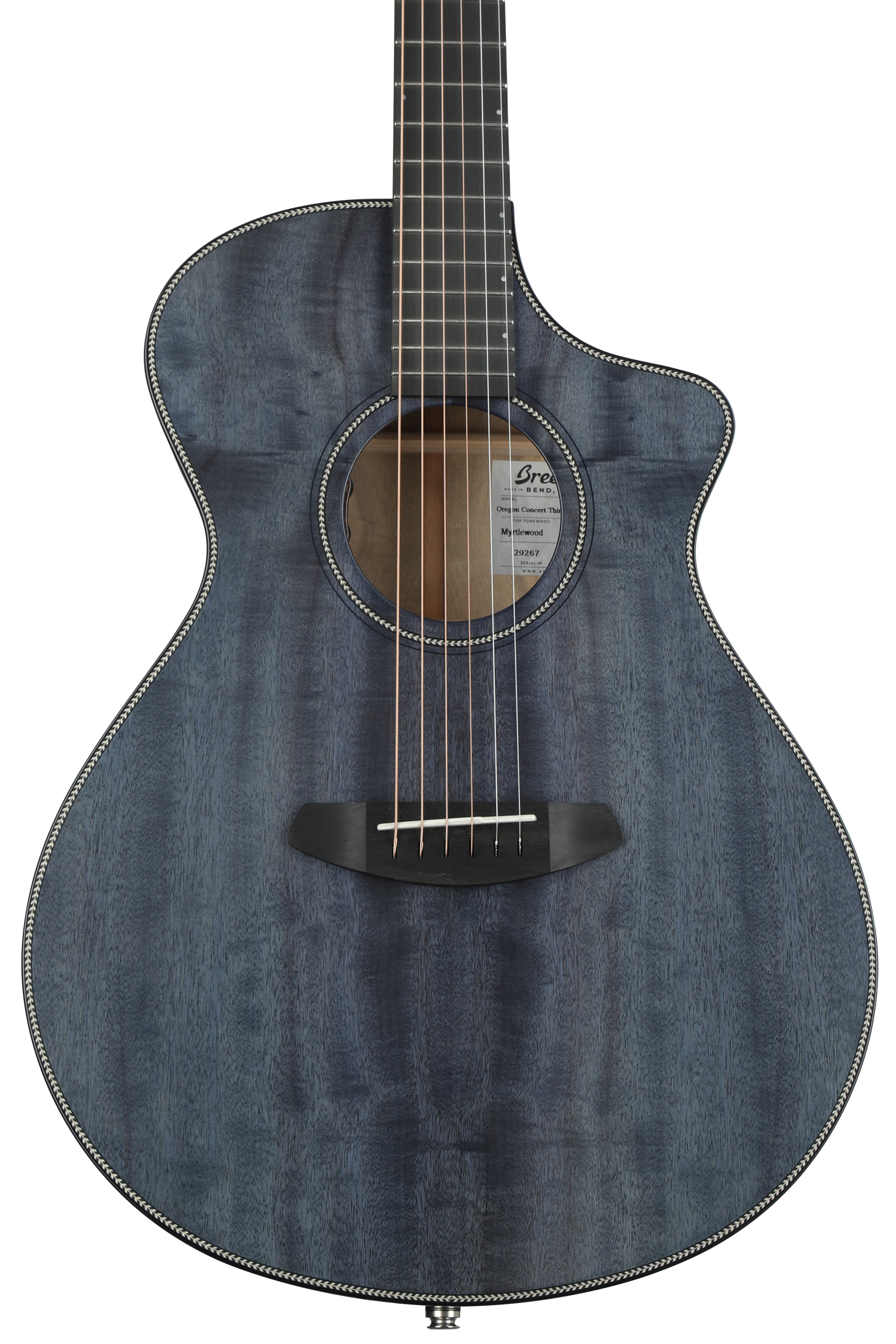 Breedlove Oregon Concert Thinline CE Acoustic-electric Guitar - Stormy Night