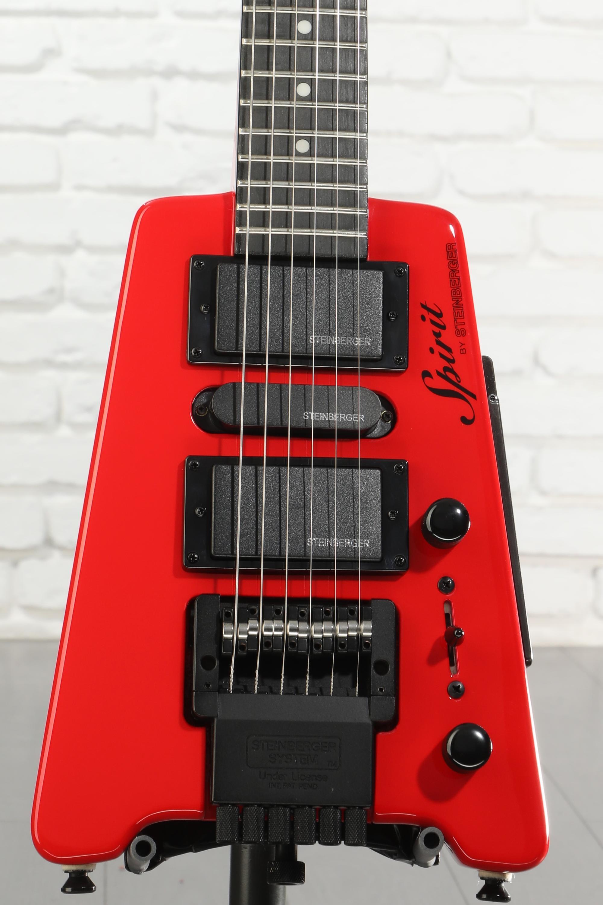 ギター Spirit by steinberger Amazon.com: Steinberger Spirit GT PRO Deluxe, Black with Bag