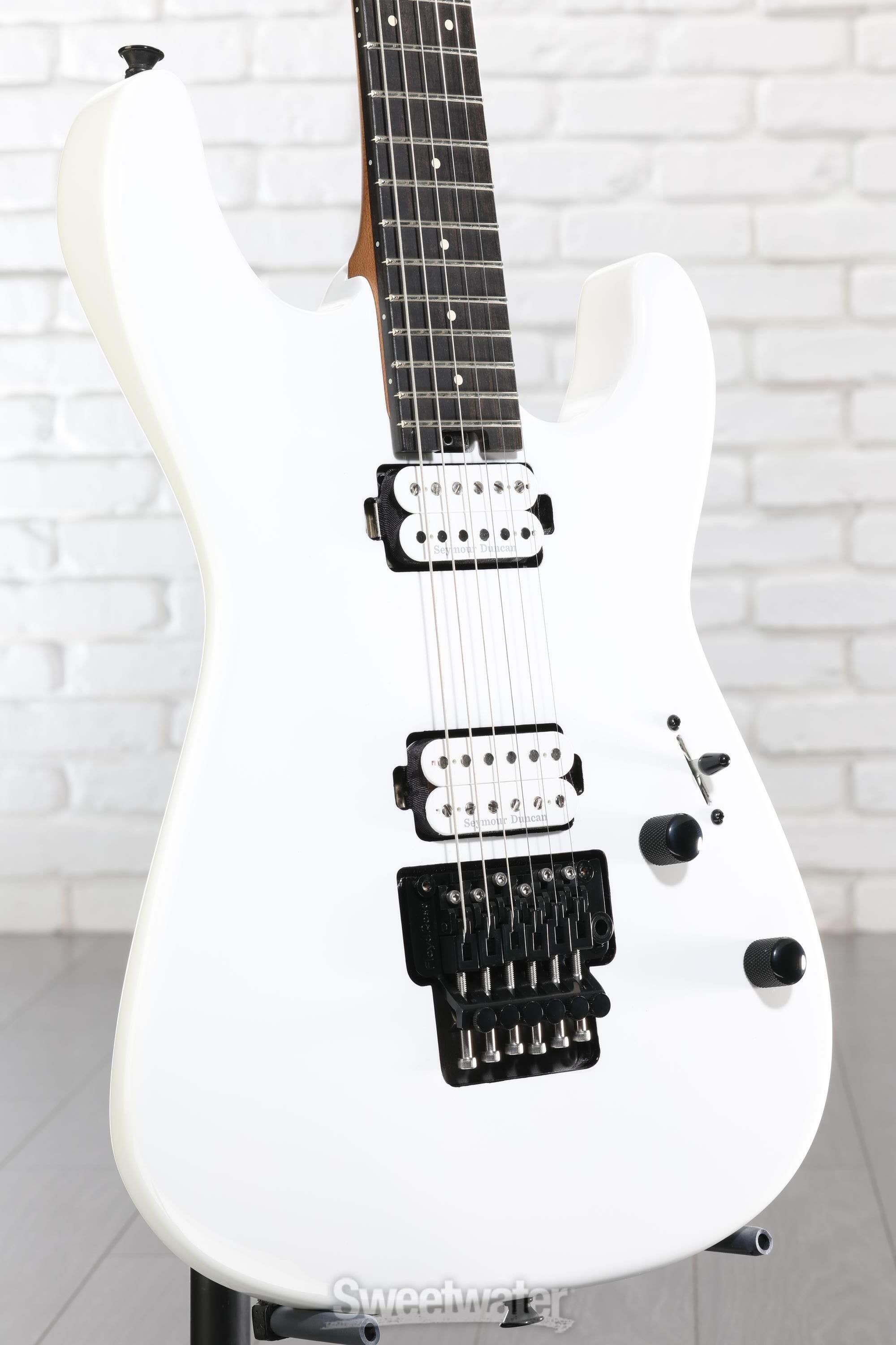 Charvel Pro-Mod Plus SC1 HH FR Electric Guitar - Snow White