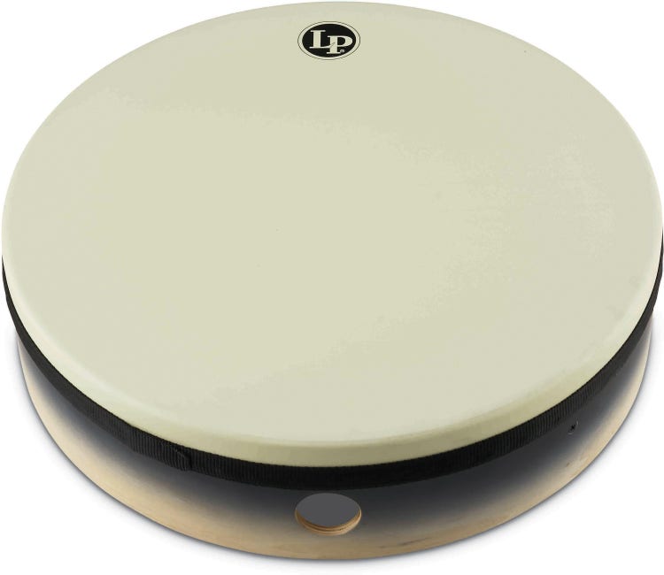 Latin Percussion Tunable Bendir - 4 inch x 16 inch, Black Fade