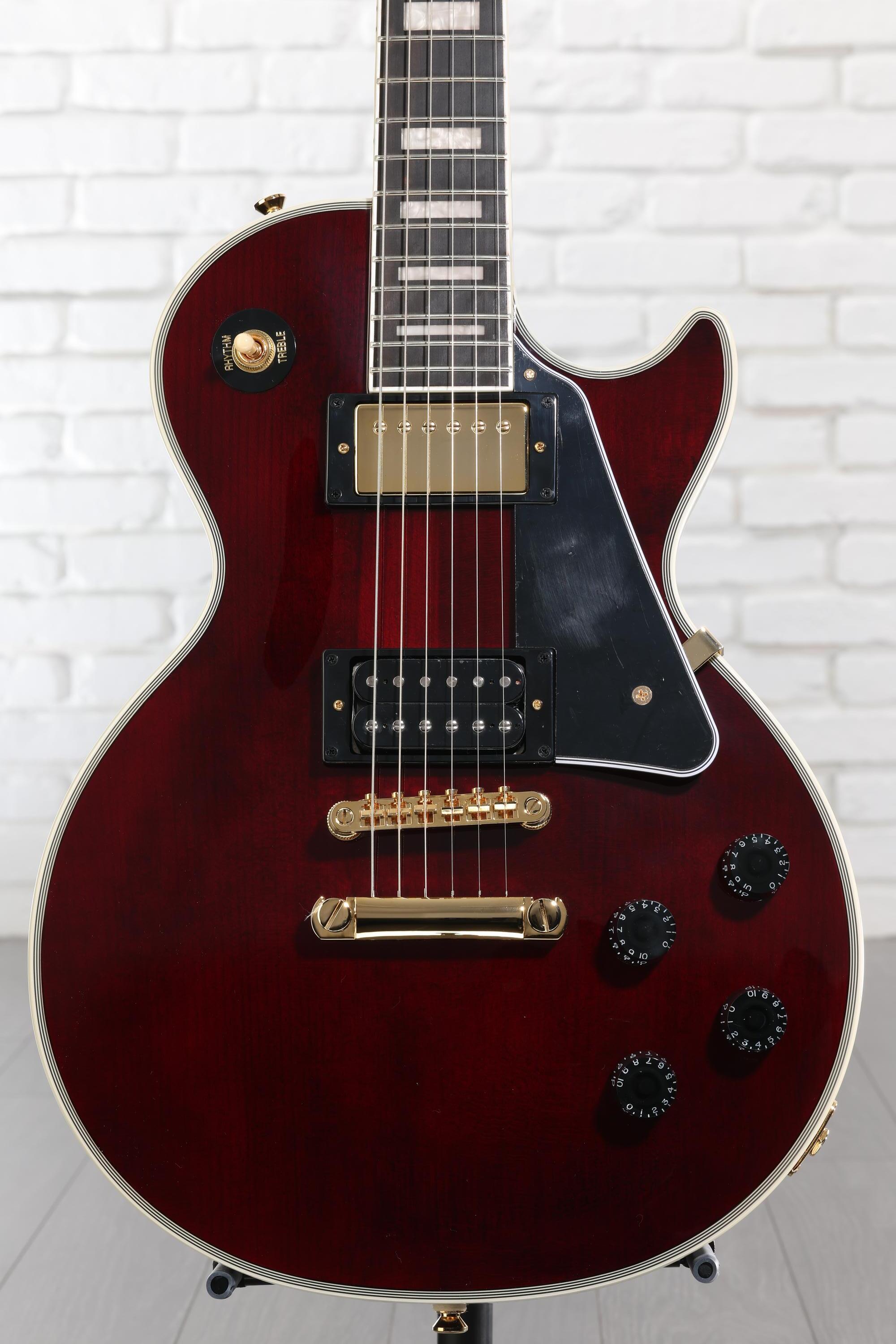 ギター Epiphone / Les Paul Custom Pro Wine Red Epiphone 100th Anniversary Les Paul Custom Wine Red 2016 – Chicago