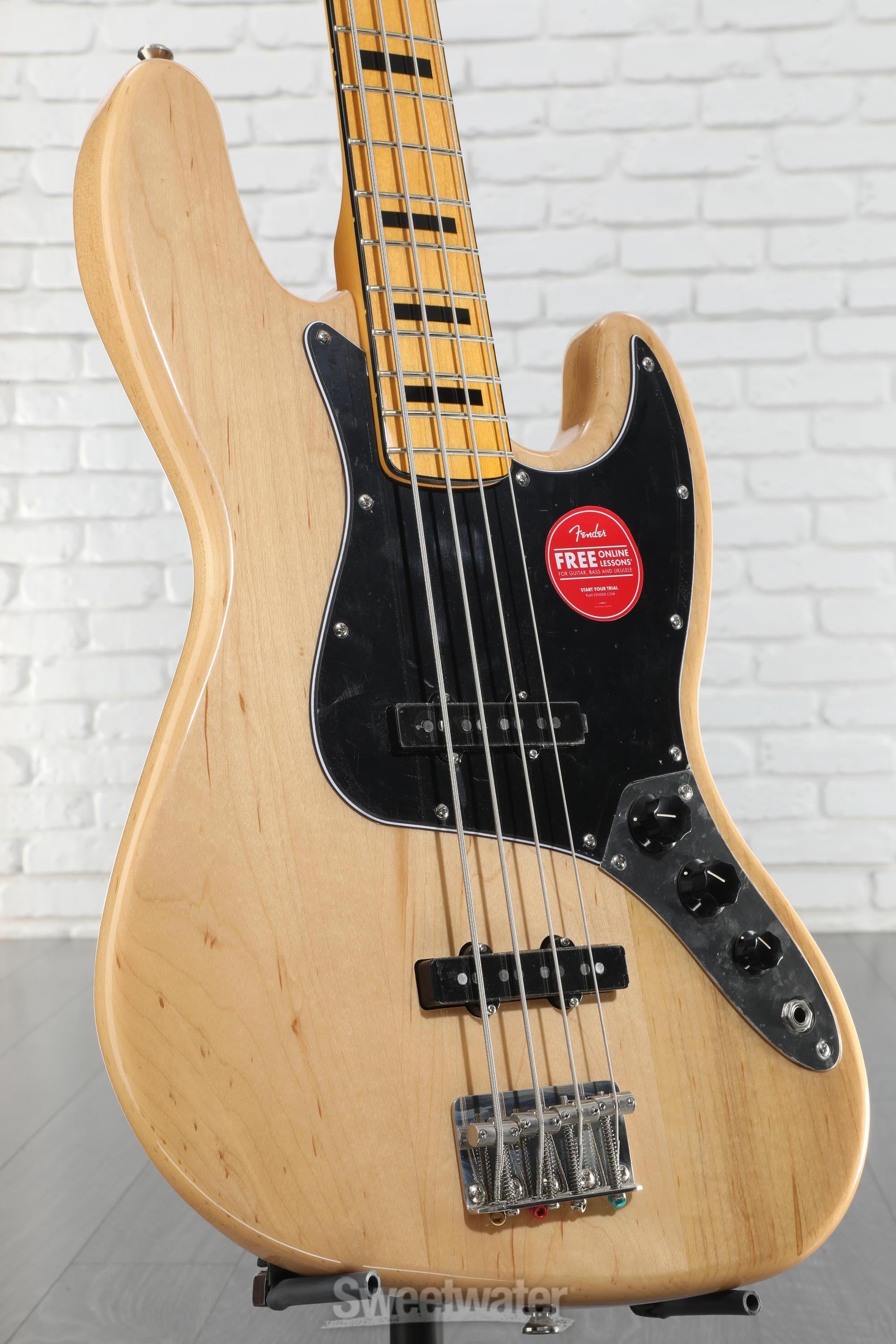 新品級 squier classic vibe '70s jazz bass Squier Classic Vibe '70s Jazz Bass Maple Fingerboard Natural