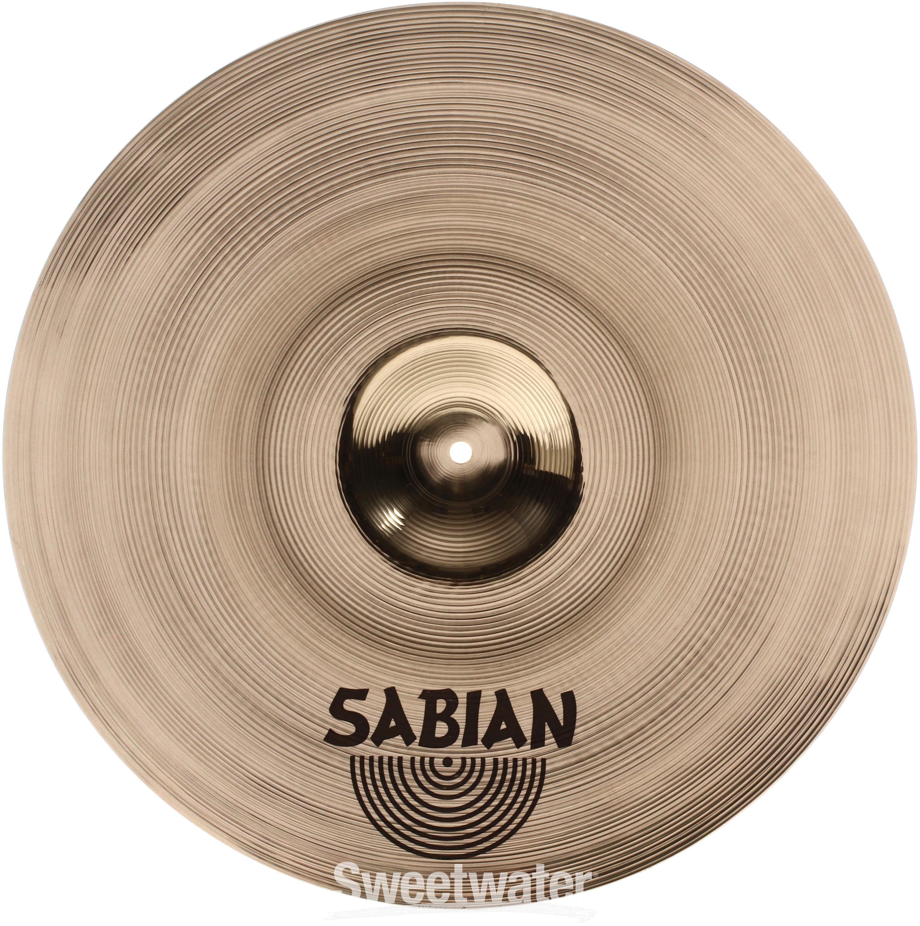 Sabian 21 inch AA Rock Ride Cymbal - Brilliant Finish