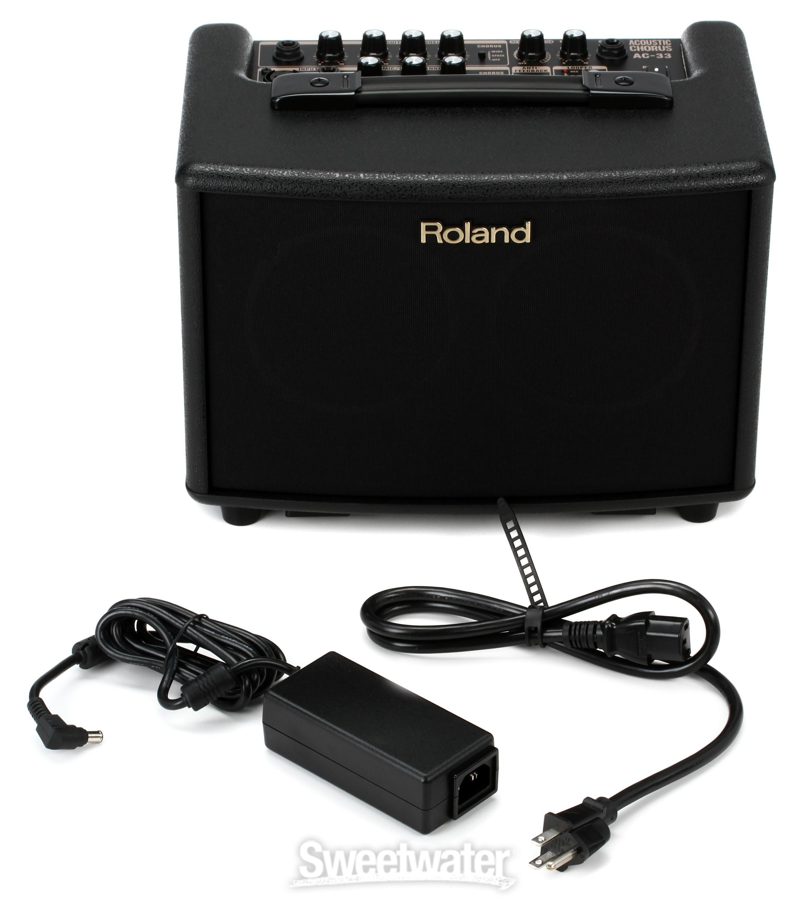 Roland AC-33 - 30-watt Battery Powered Portable Acoustic Amp