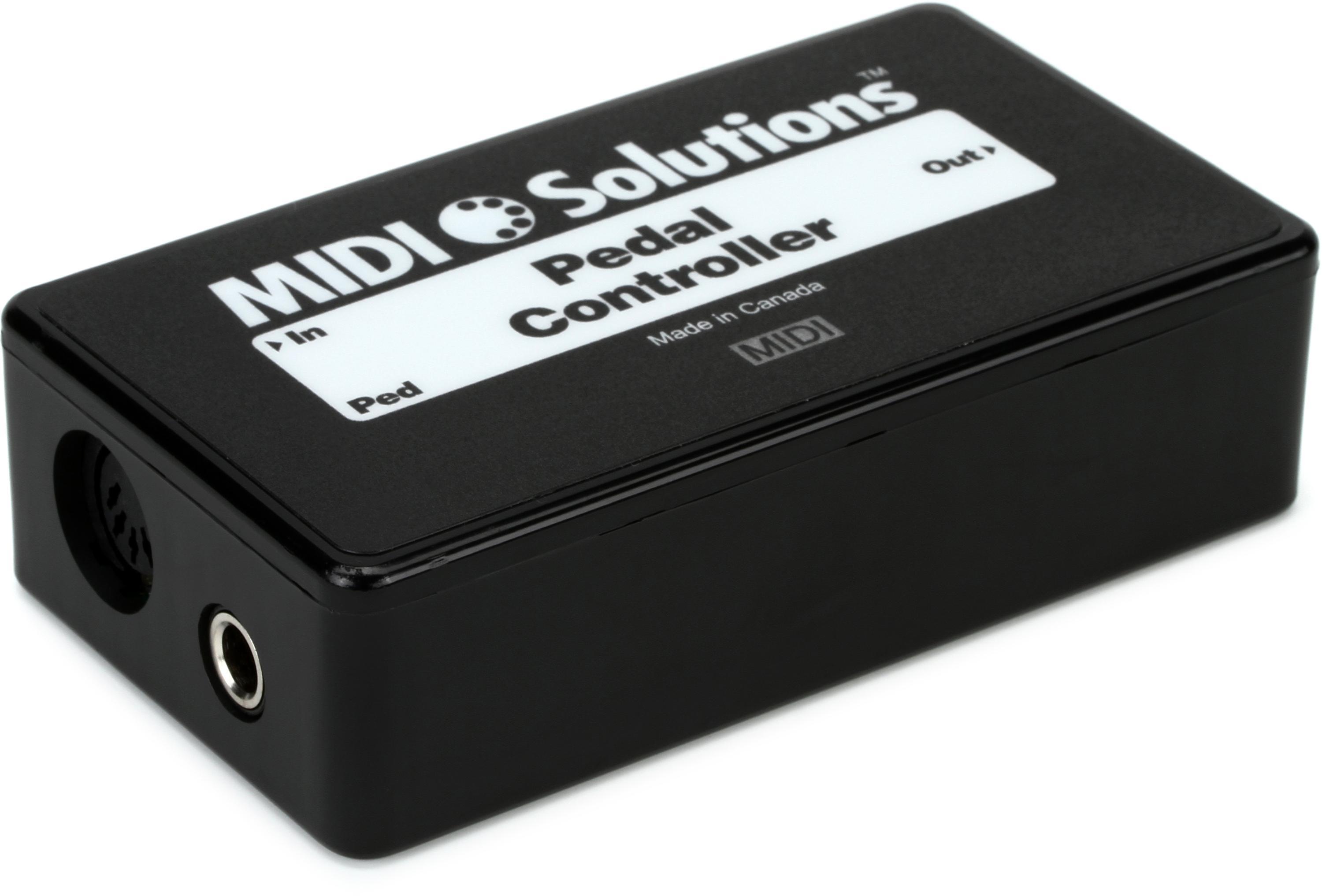 MIDI Solutions Pedal Controller Expression Pedal MIDI Data