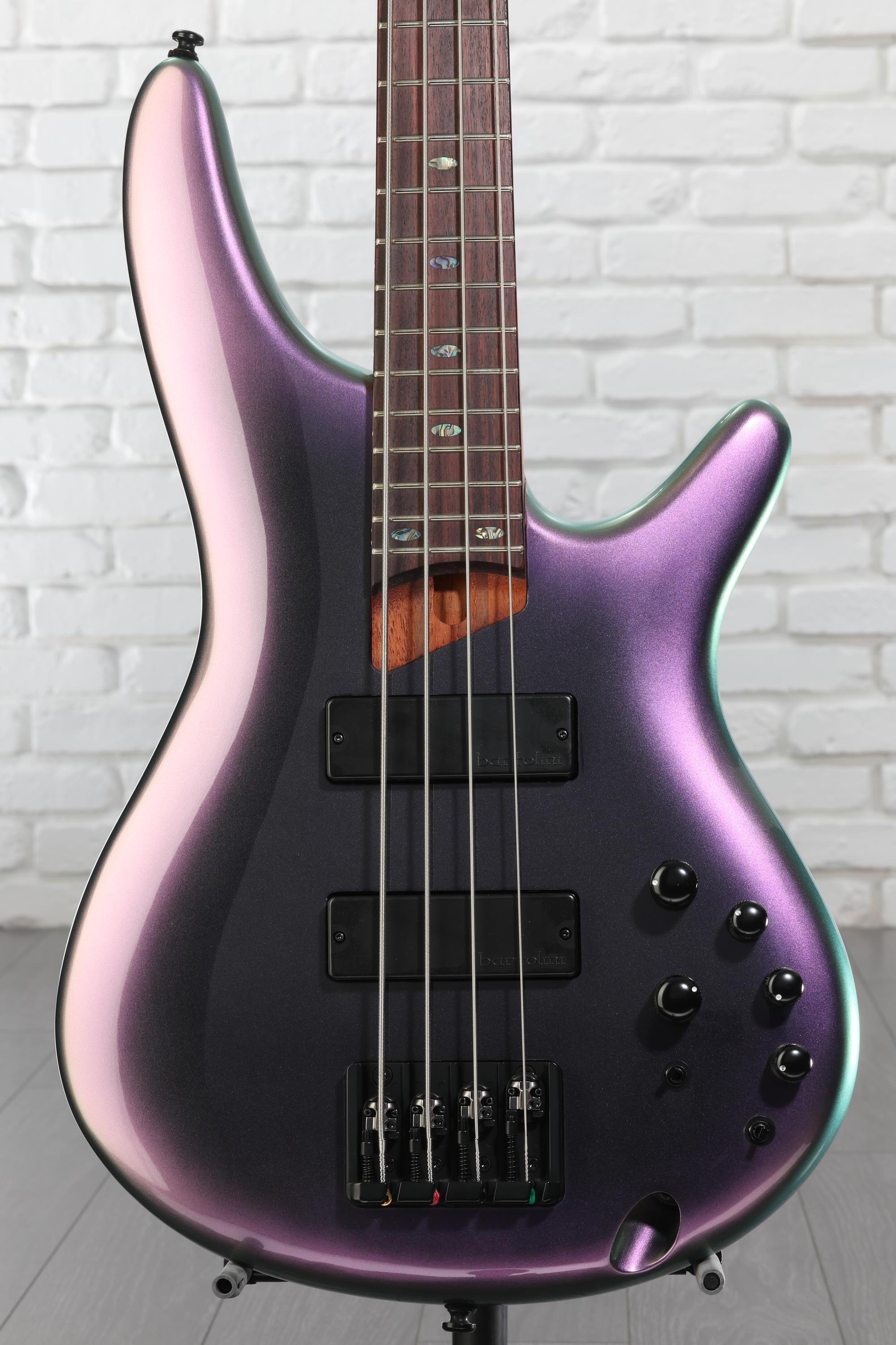 Ibanez SR500E Bass Guitar - Black Aurora Burst | Sweetwater