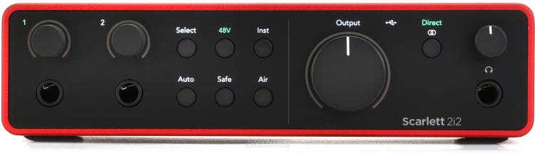 Focusrite Scarlett 2i2 USB-C Audio Interface (4th Generation)