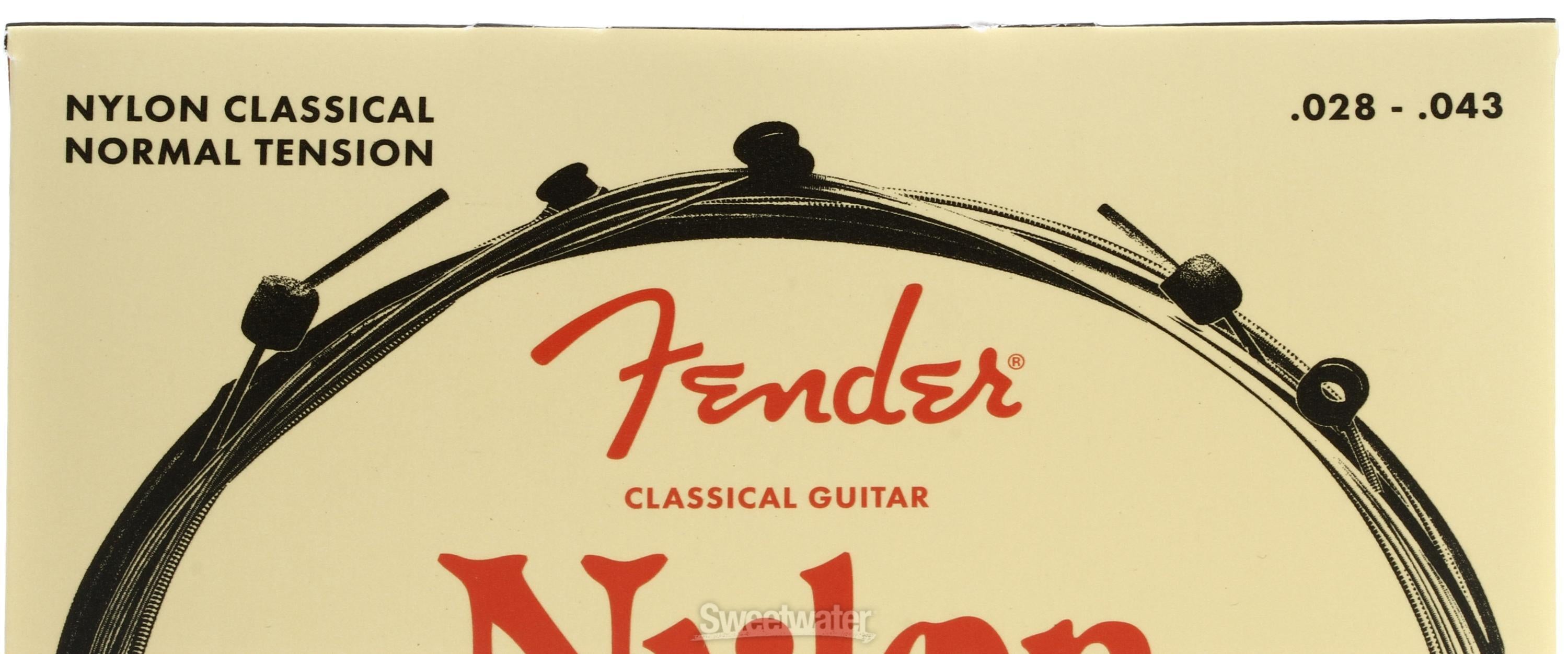 Fender 130 Classical Nylon Guitar Strings Ball End Normal Tension