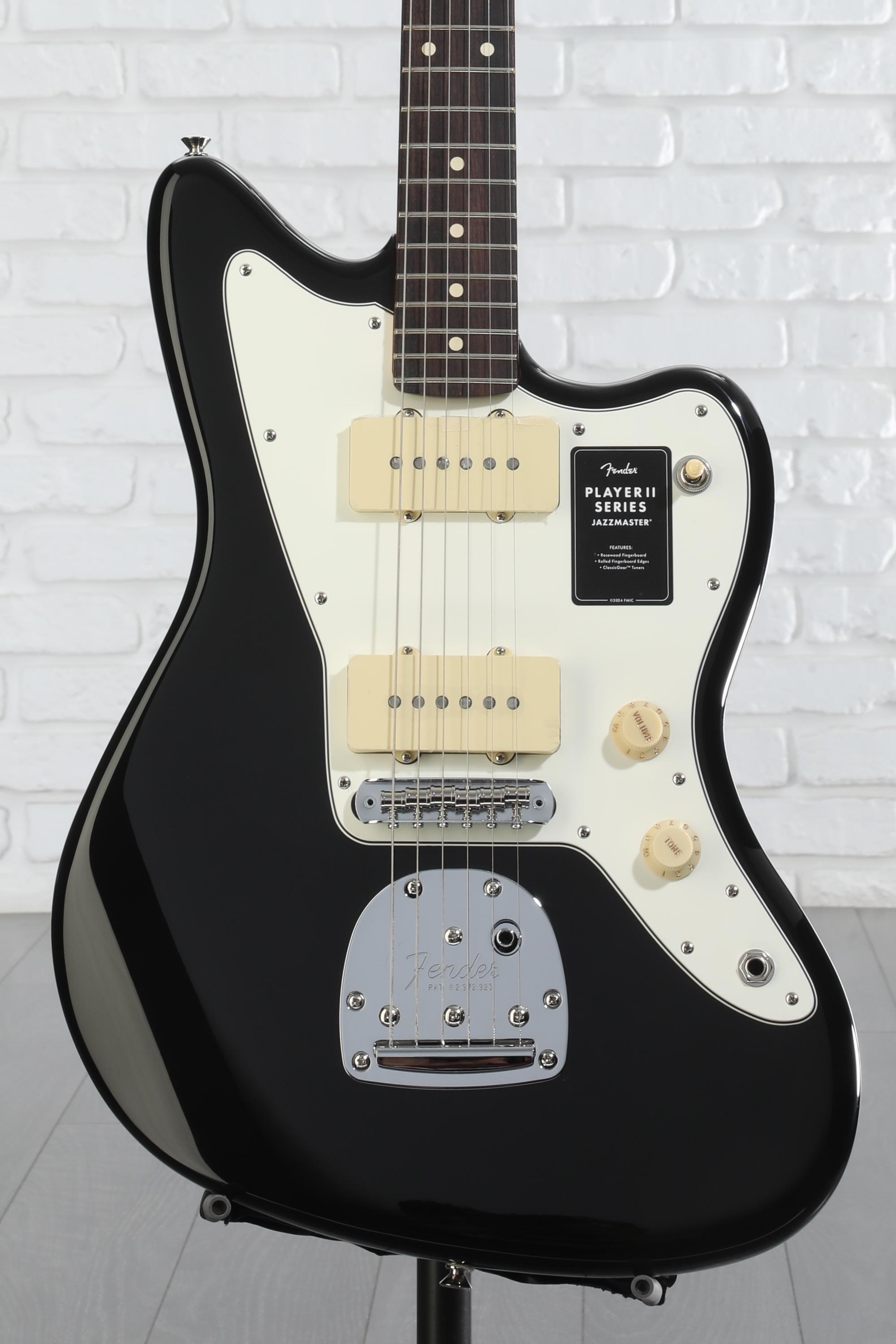 Fender Player II Jazzmaster Electric Guitar - Black | Sweetwater