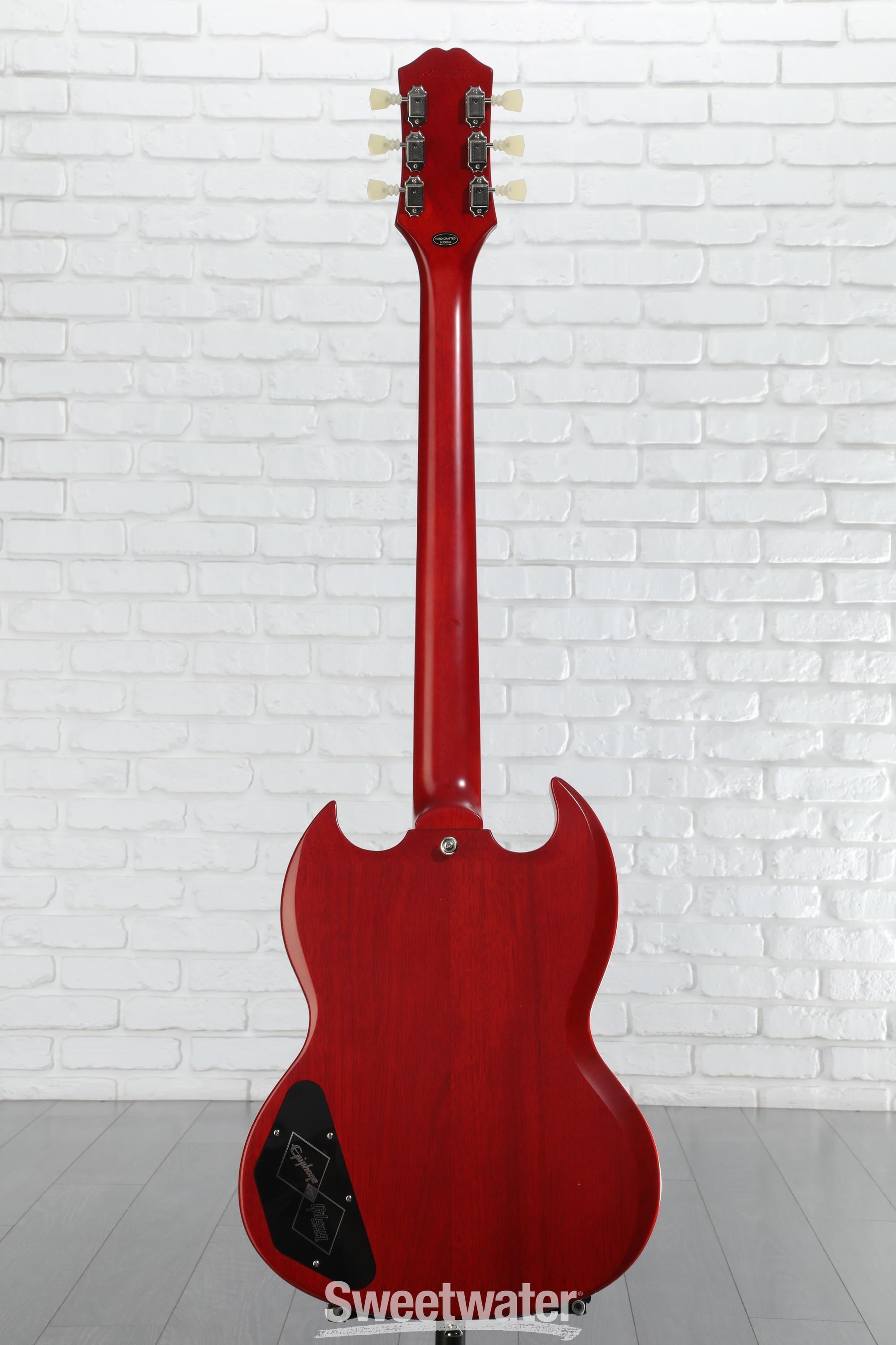 ギター Epiphone 1961 Les Paul SG Standard Epiphone 1961 Les Paul SG Standard - Aged Sixties Cherry