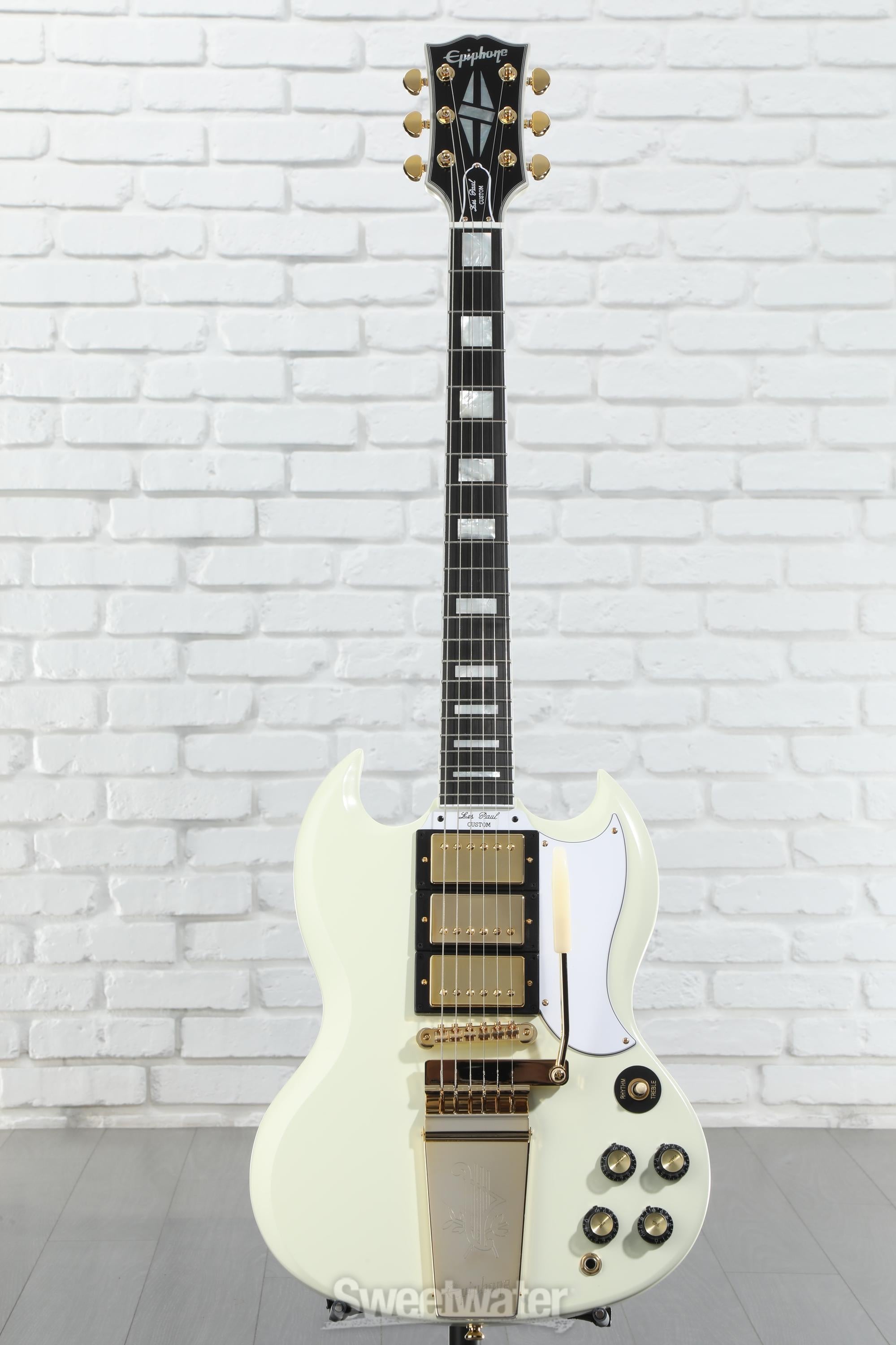 Epiphone 1963 SG Custom Electric Guitar - Classic White VOS