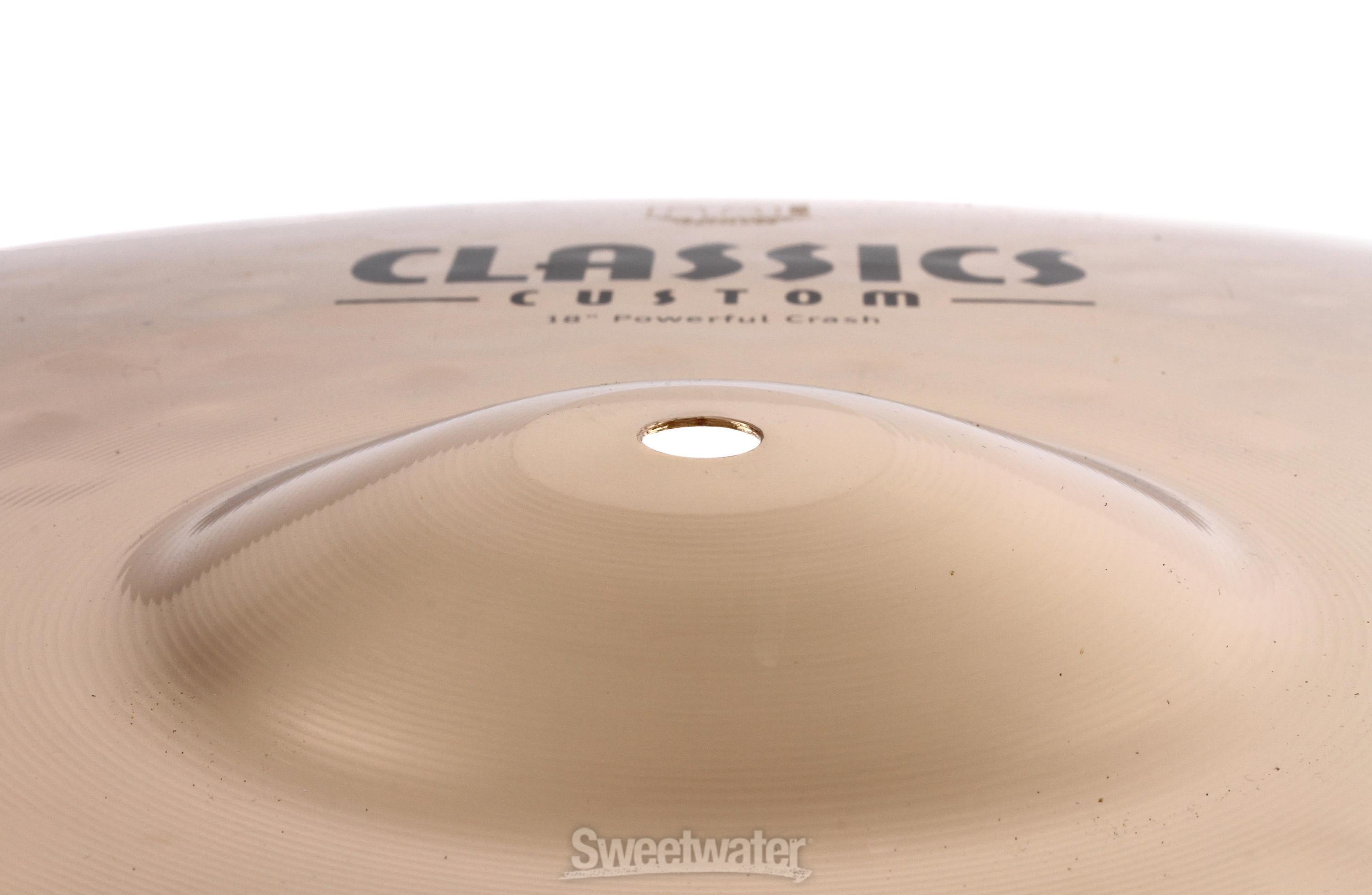 Meinl Cymbals 18 inch Classics Custom Brilliant Powerful Crash 