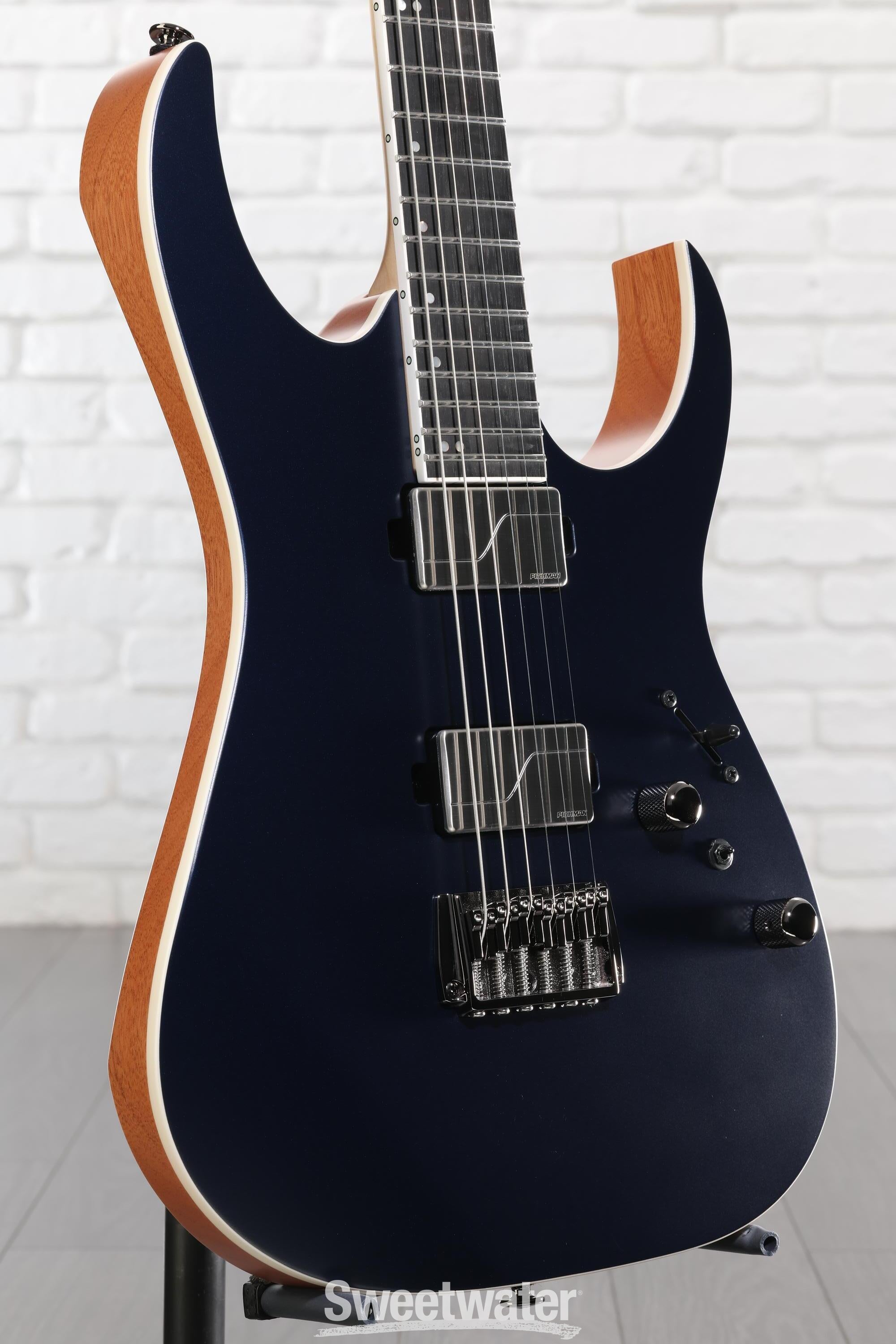 Ibanez Prestige RG5121 - Dark Tide Blue Flat | Sweetwater