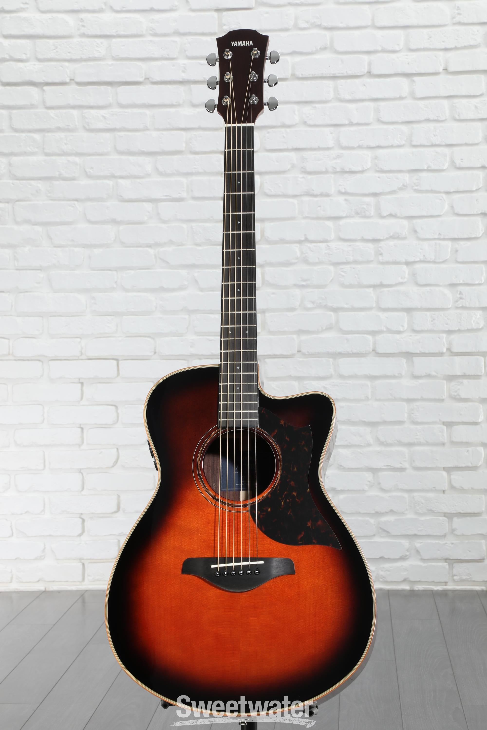 Yamaha AC3R ARE Concert Cutaway Acoustic-electric Guitar - Tobacco