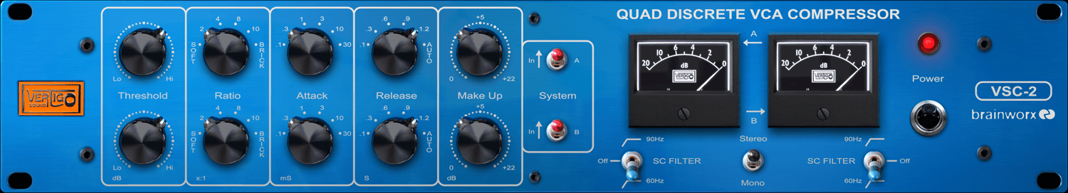 Photo of Brainworx Vertigo VSC-2 Compressor Plug-in