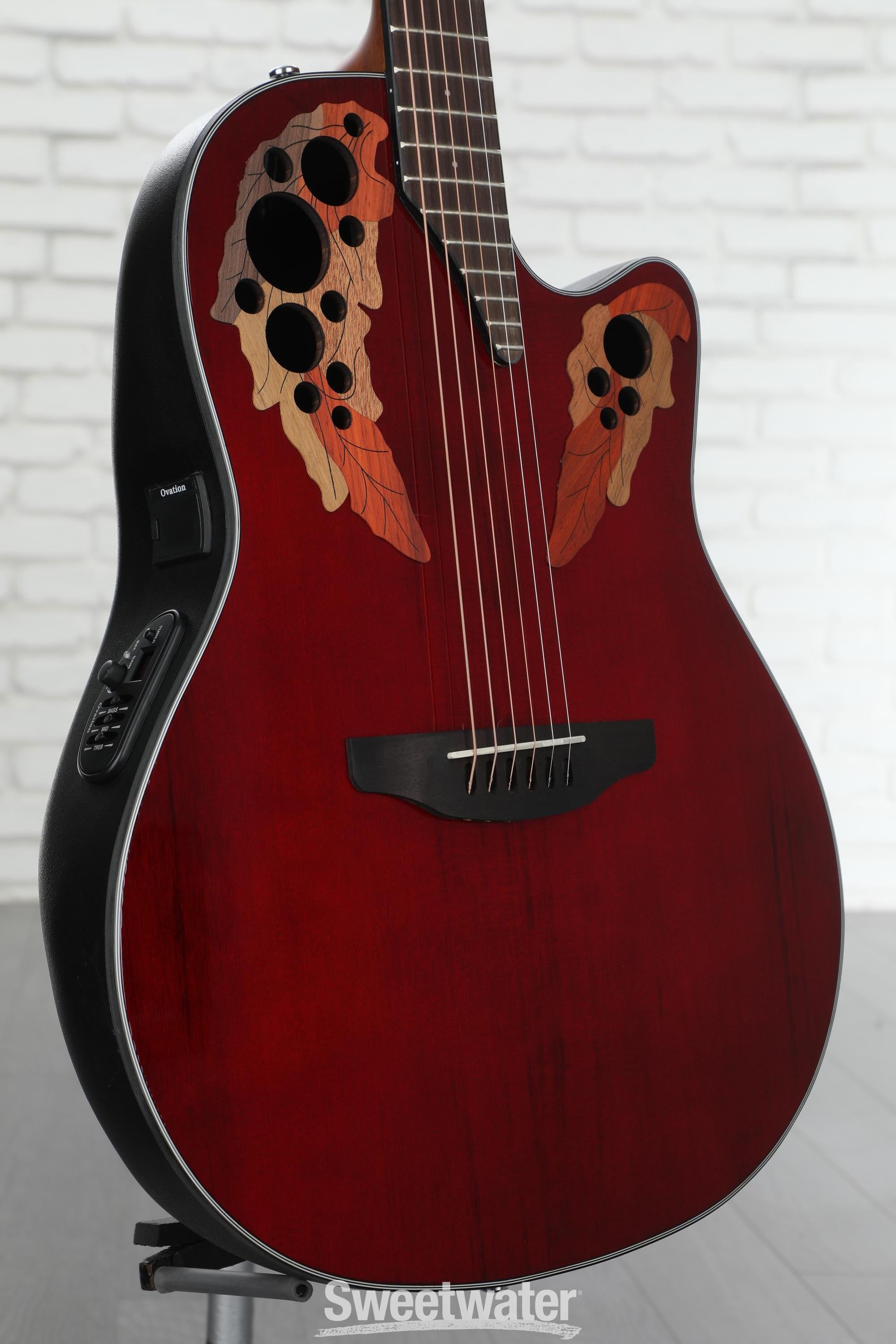 Ovation Elite Celebrity - Ruby Red | Sweetwater