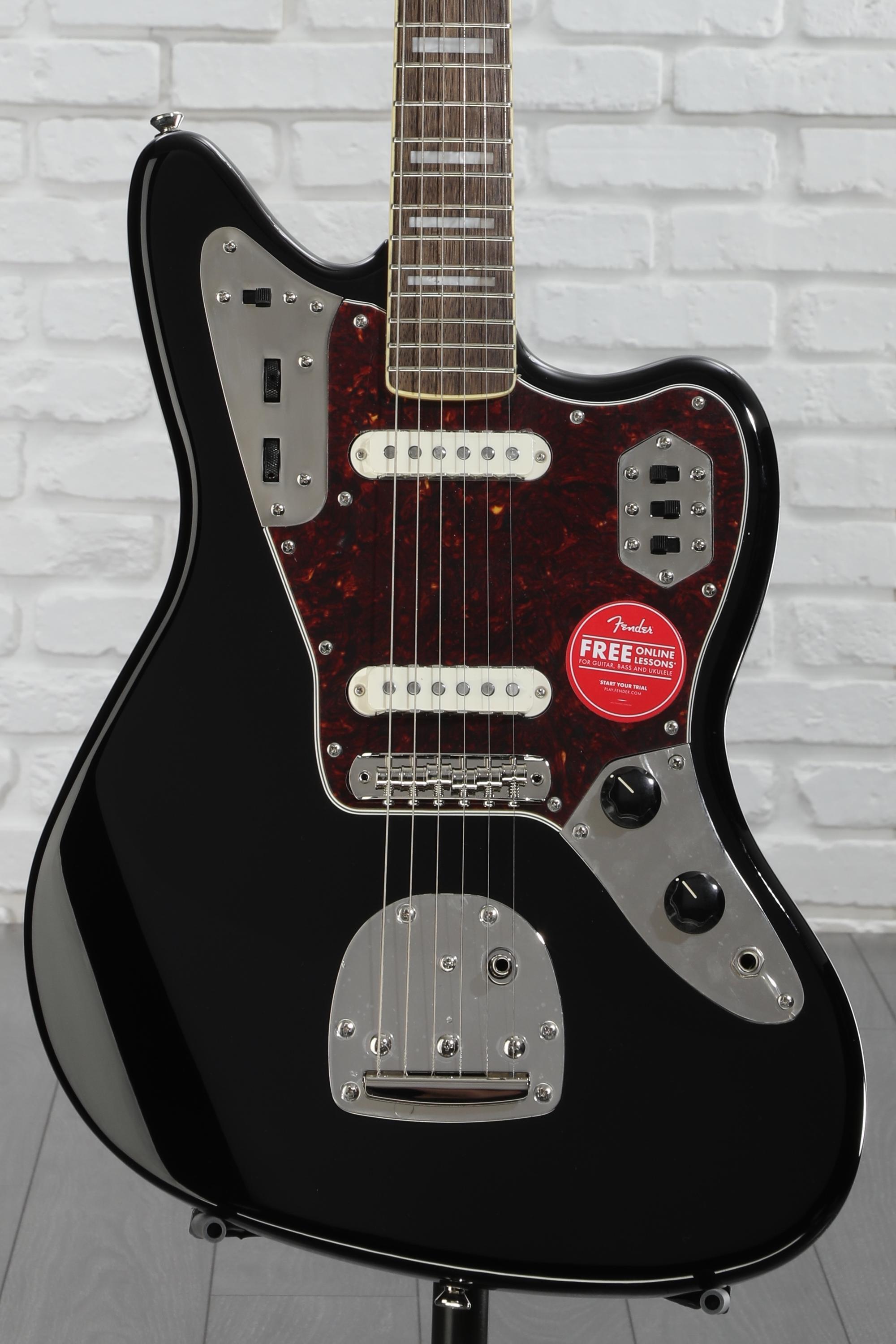 Squier Classic Vibe '70s Jaguar - Black | Sweetwater