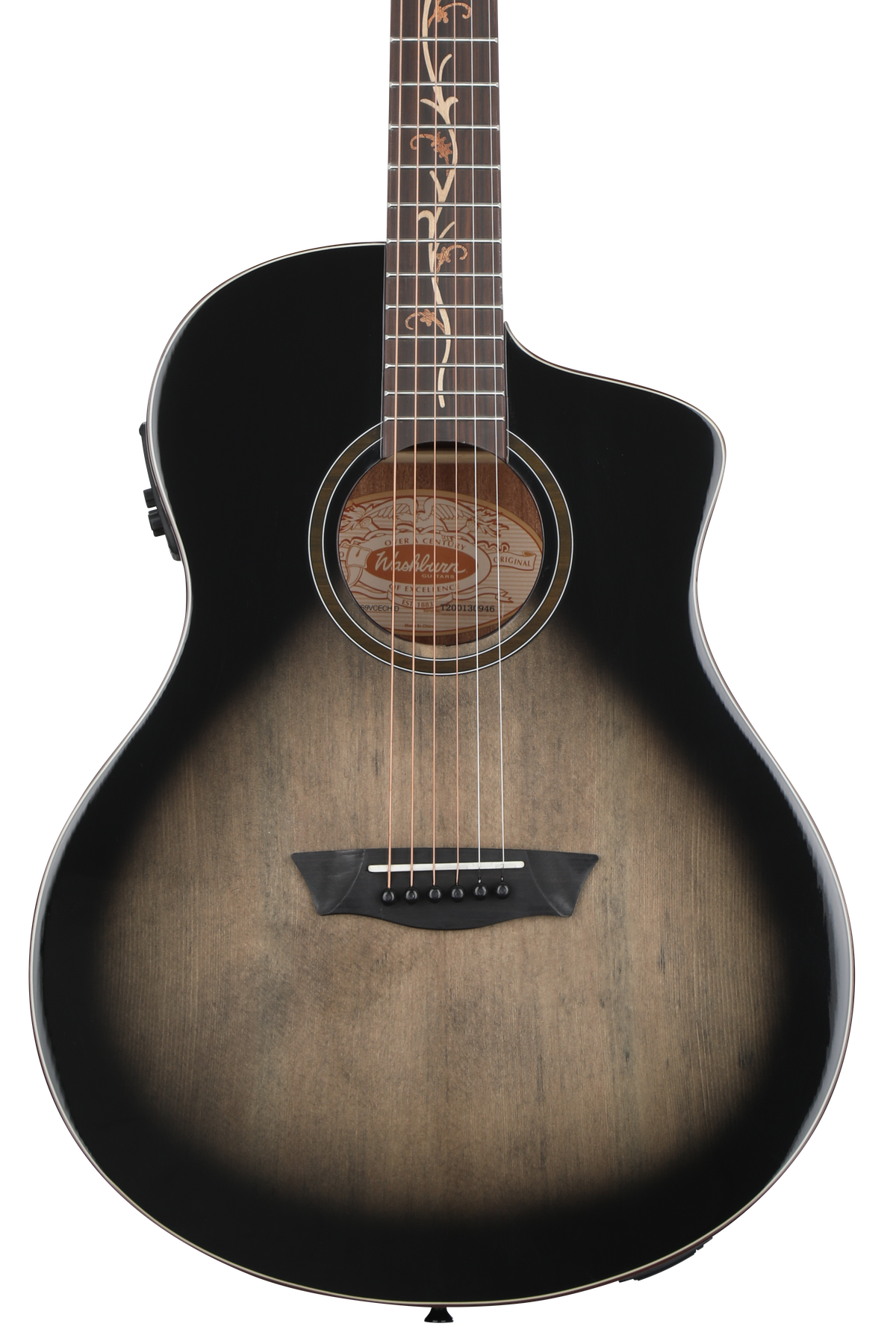 Washburn Bella Tono Studio charcoal burst brillant