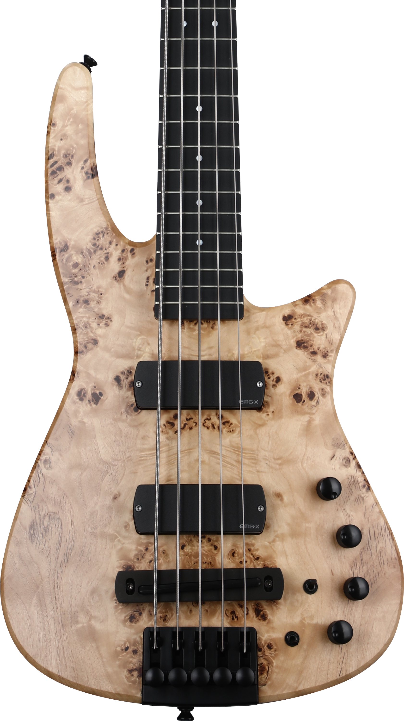 NS Design CR5 Radius Bass Guitar - Poplar Burl - Sweetwater Exclusive in the USA