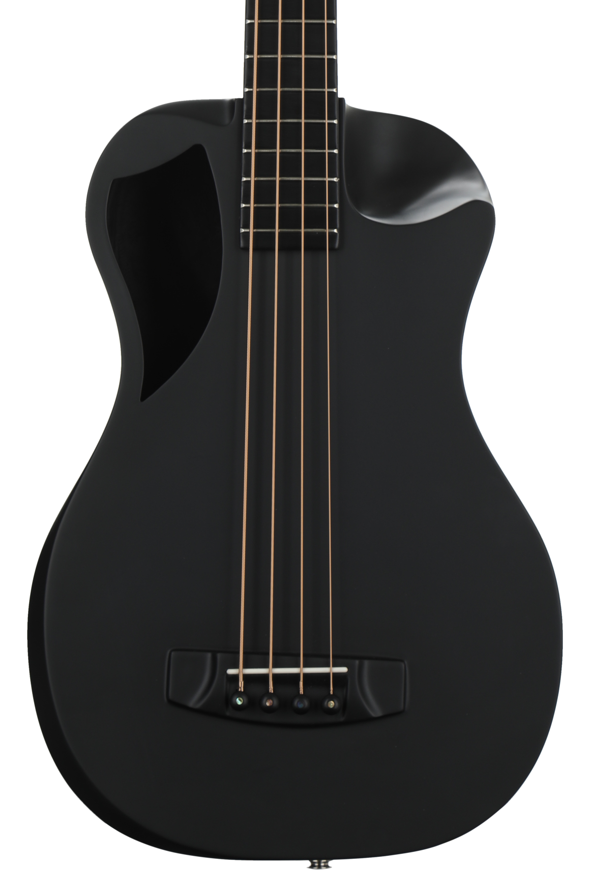 Journey Instruments OB660 Acoustic-Electric Bass Guitar - Matte Black