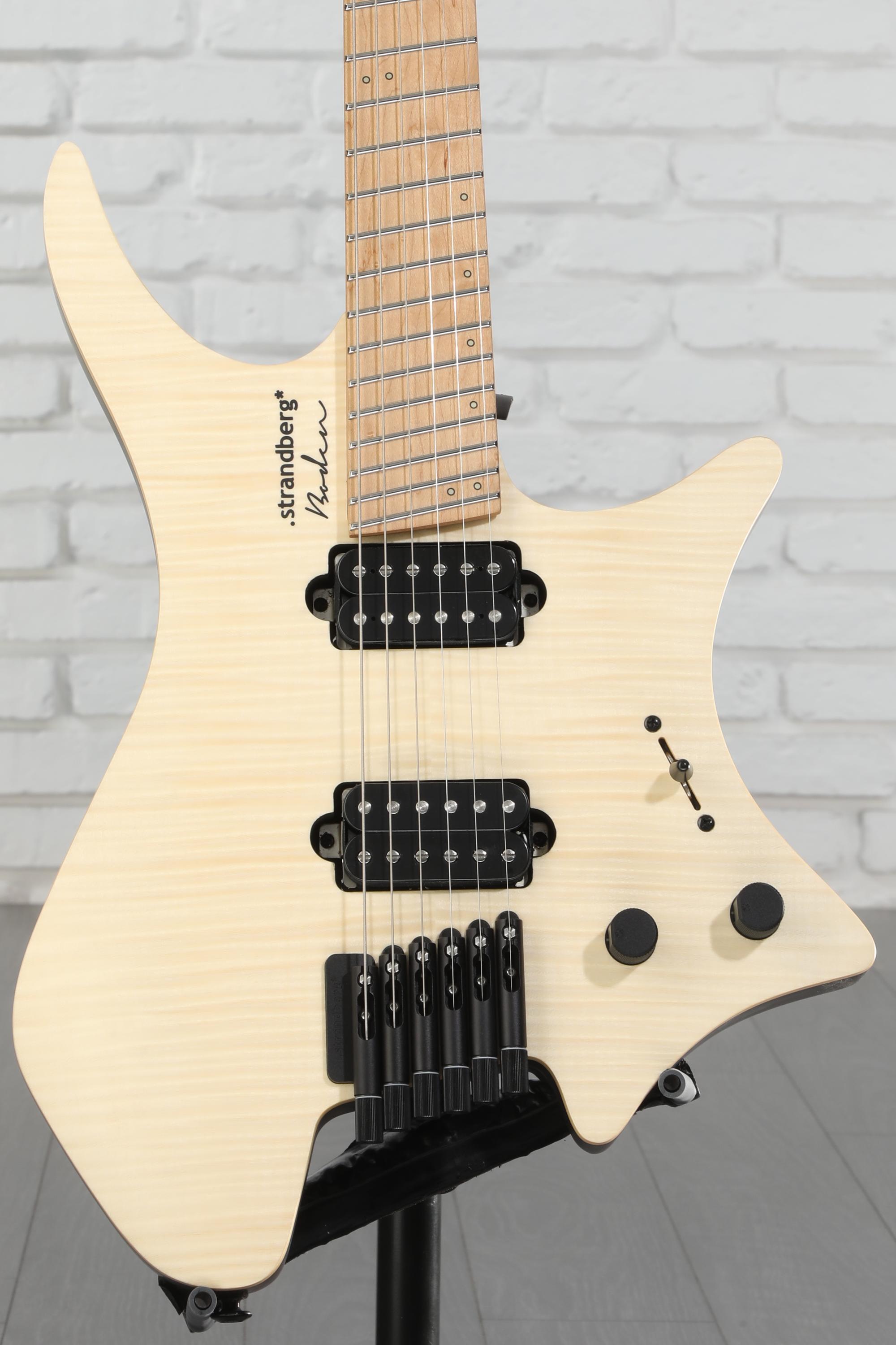 ギター strandberg Boden J6 Standard Maple Burl Strandberg Boden Standard NX 6 Electric Guitar - Natural