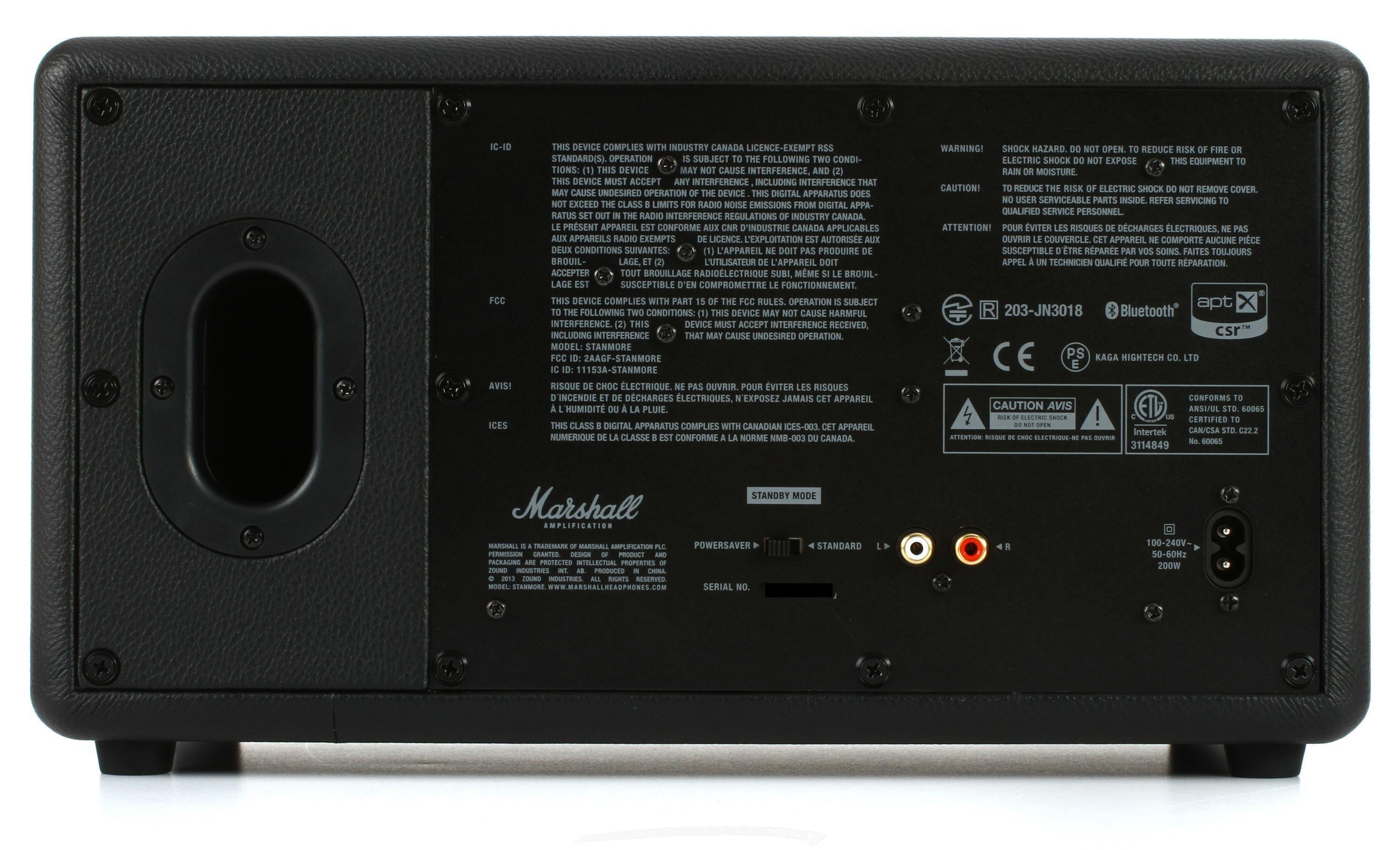 Marshall Stanmore Stereo Bluetooth Speaker | Sweetwater