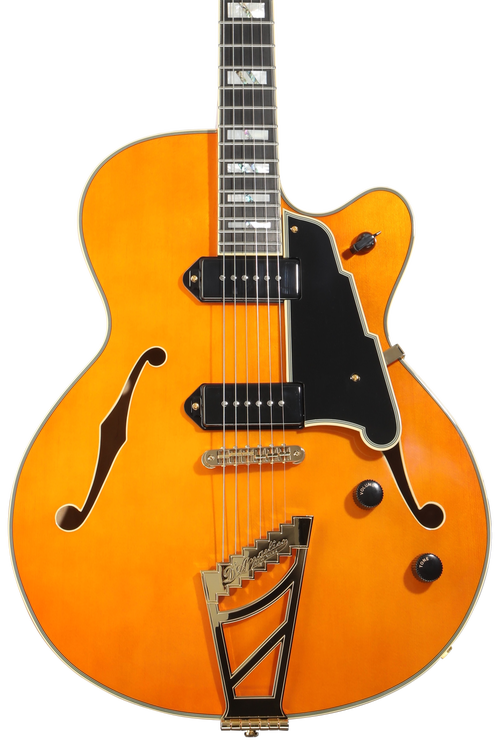 D'Angelico Excel 59 Hollowbody Electric Guitar - Vintage Natural