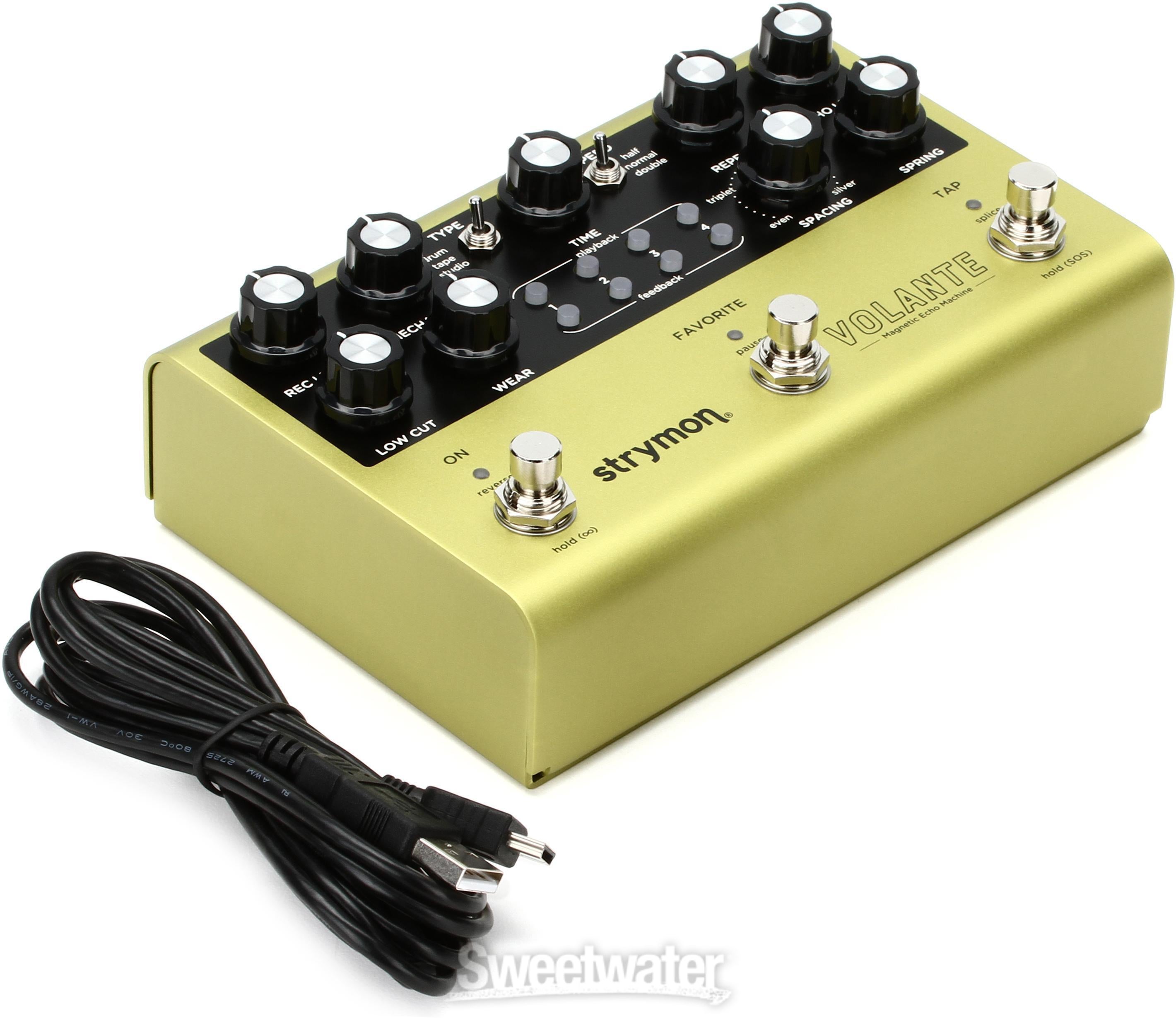 Strymon VOLANTE マグネティックエコーマシン strymon | VOLANTE | マグネティック・エコー・ディレイ | 製品情報