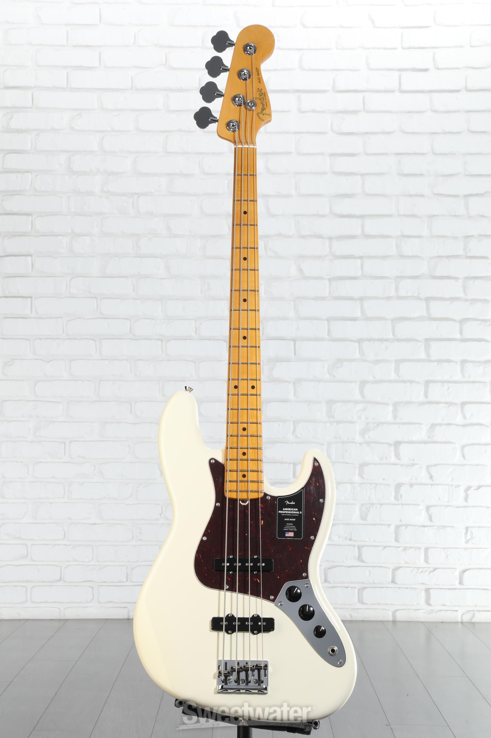 Fender American Professional II Jazz Bass - Olympic White with