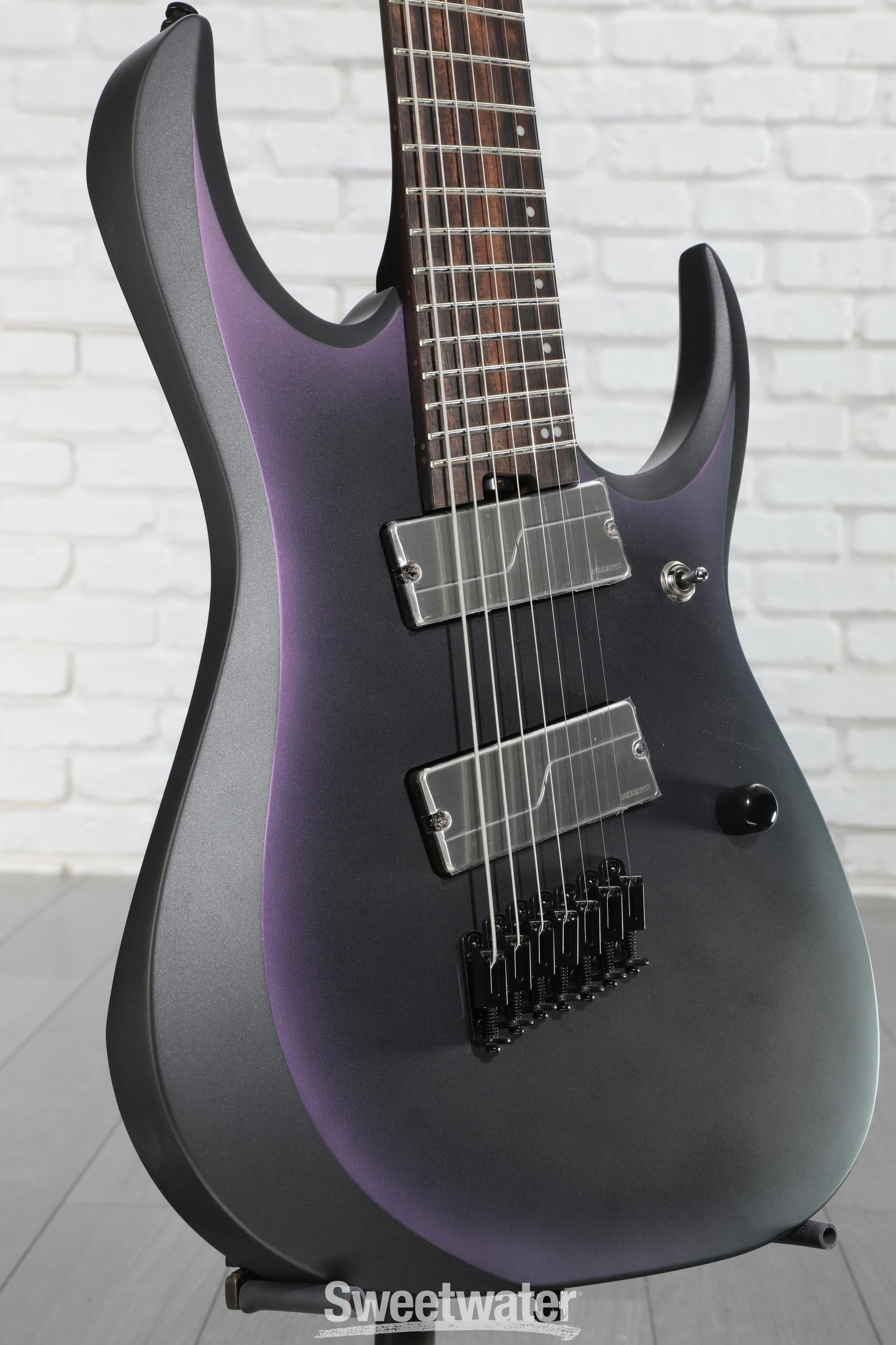 Ibanez Axion Label RGD71ALMS - Black Aurora Burst Matte | Sweetwater