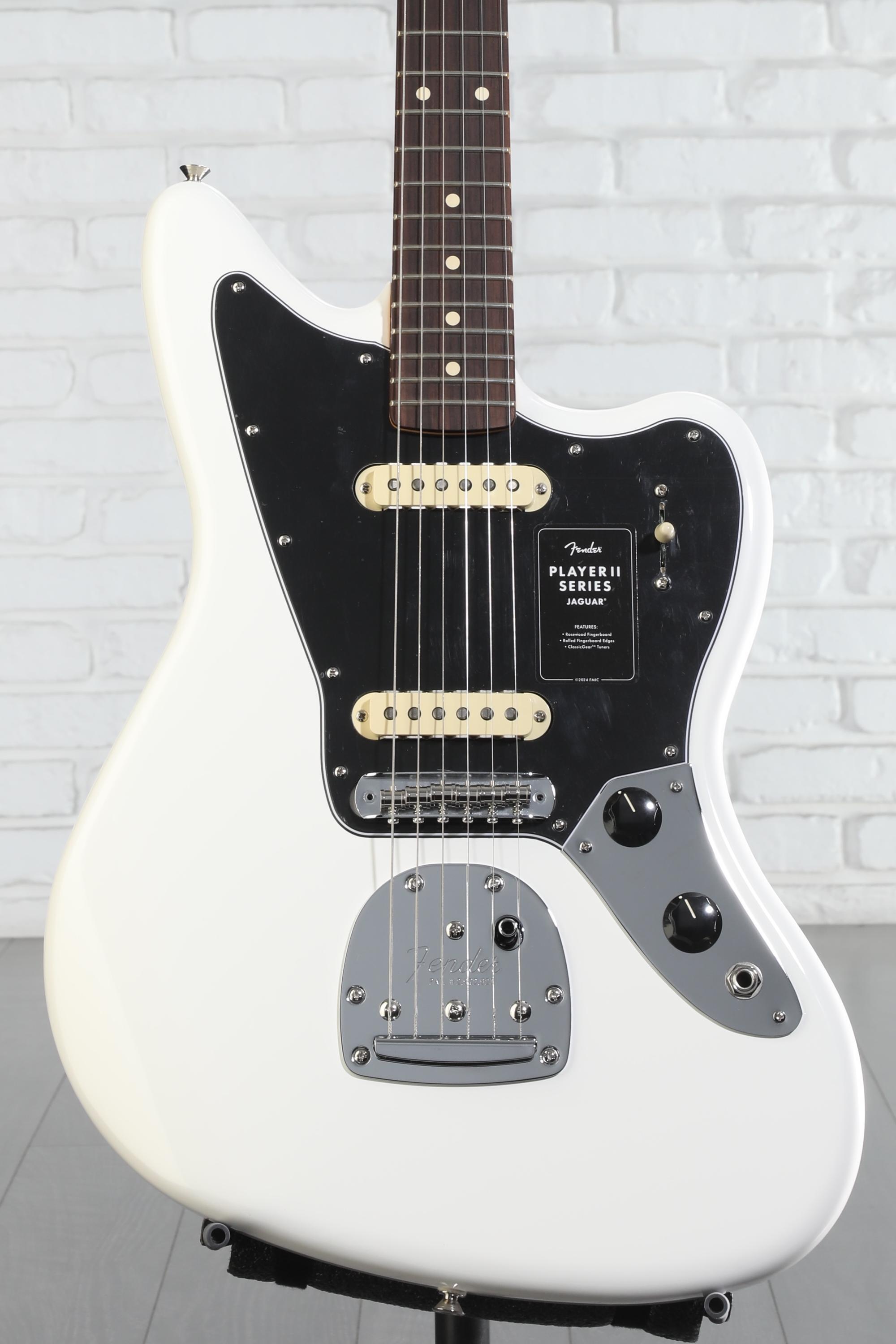 Fender Player II Jaguar Electric Guitar - Polar White | Sweetwater