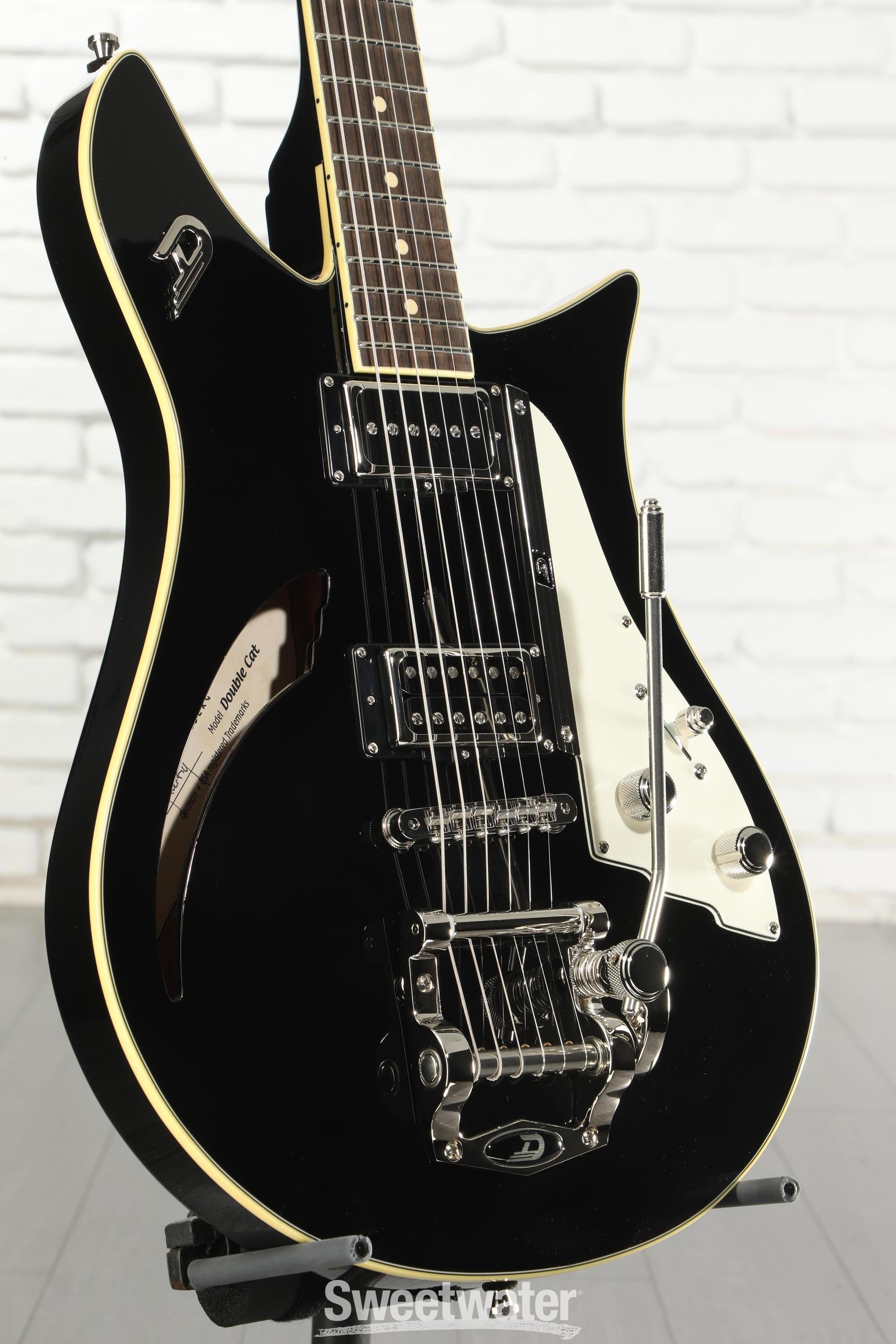 Photo of Duesenberg Double Cat Electric Guitar - Black