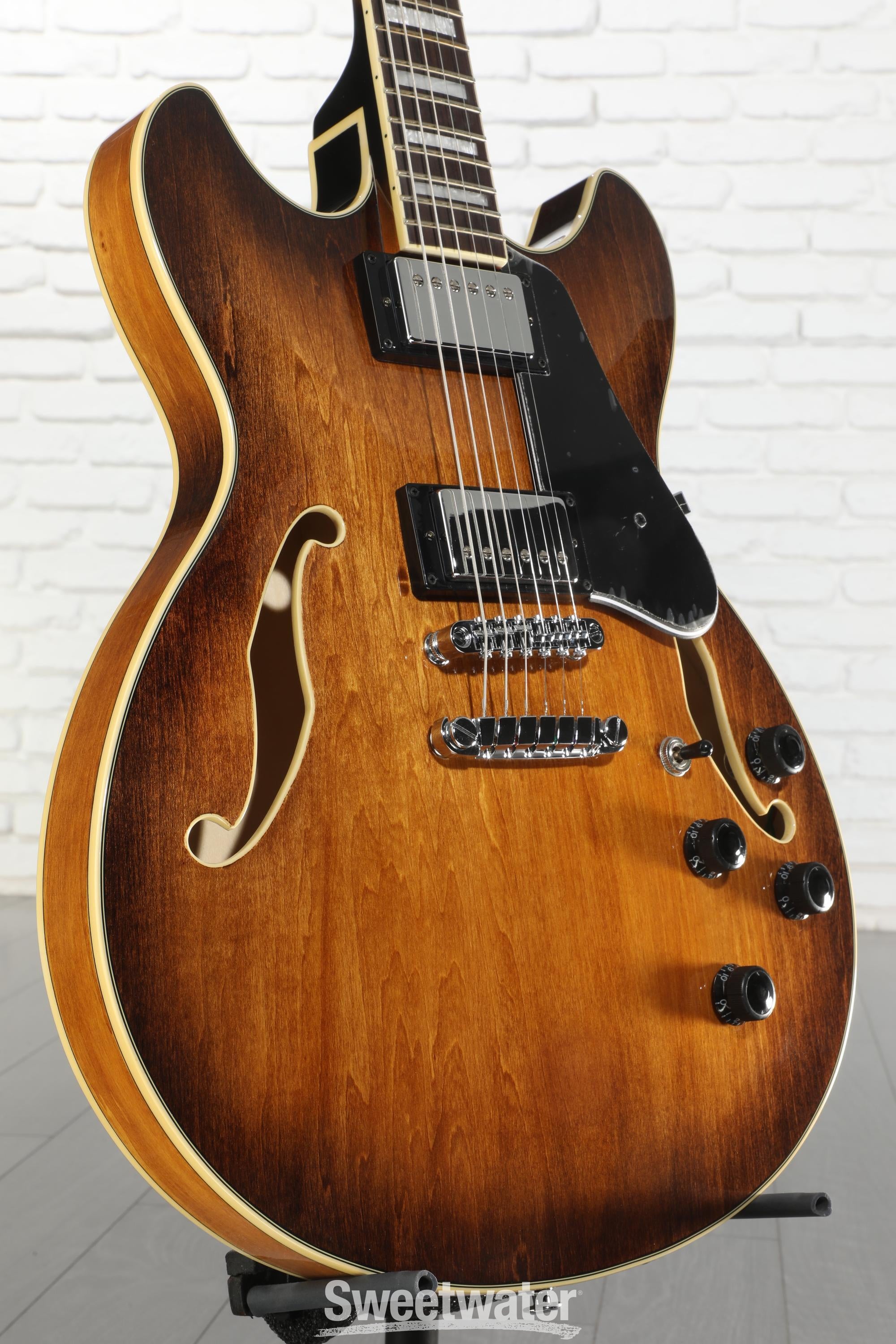 Ibanez Artcore AS73 Semi-Hollow Electric Guitar - Tobacco Brown