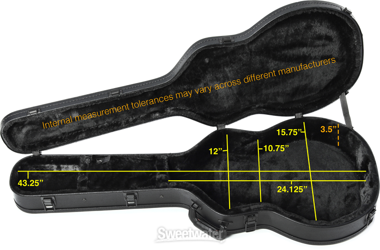 Gibson Accessories ES-335 Modern Hardshell Case - Black | Sweetwater