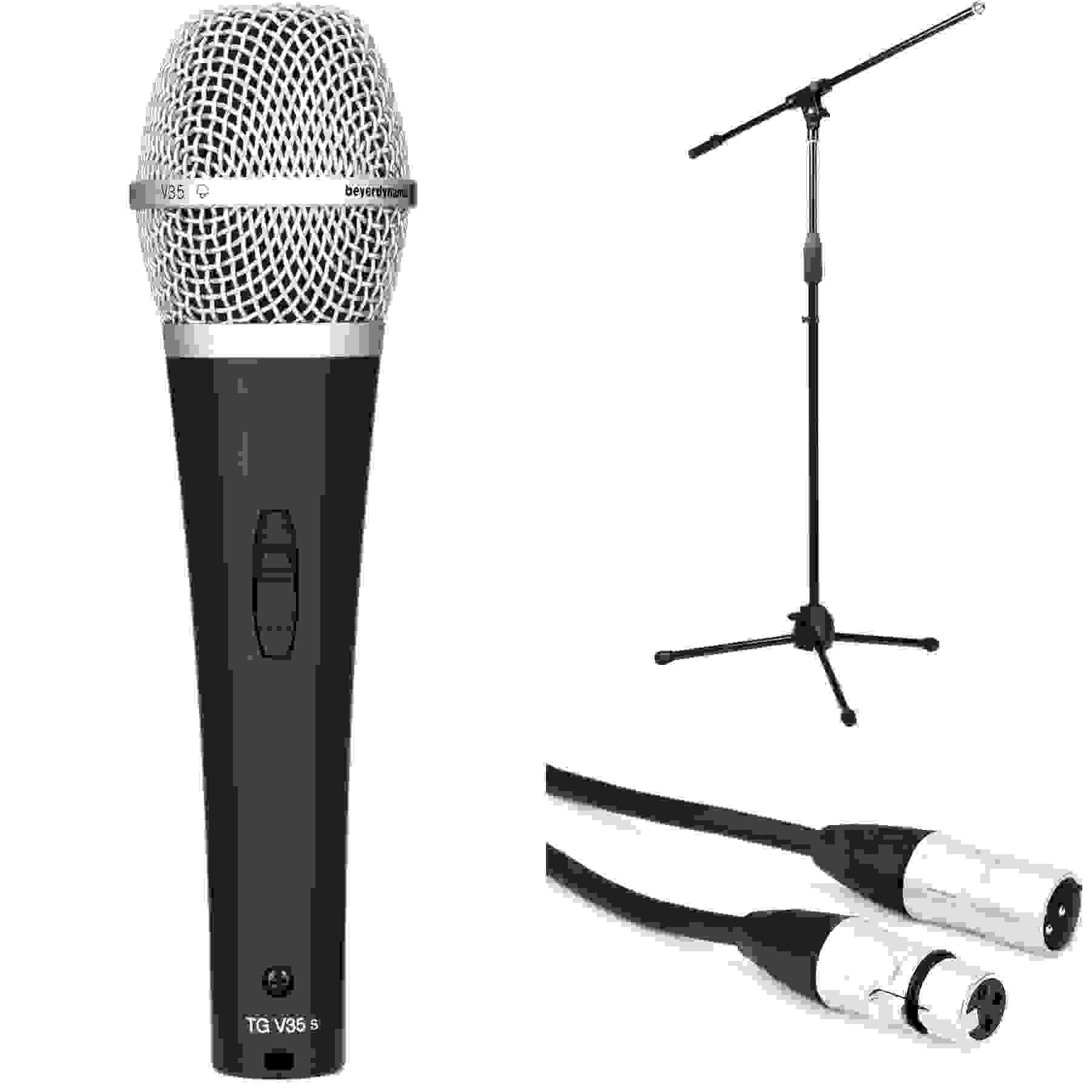 Beyerdynamic TG V35 S Supercardioid Dynamic Vocal Microphone with Stand and Cable