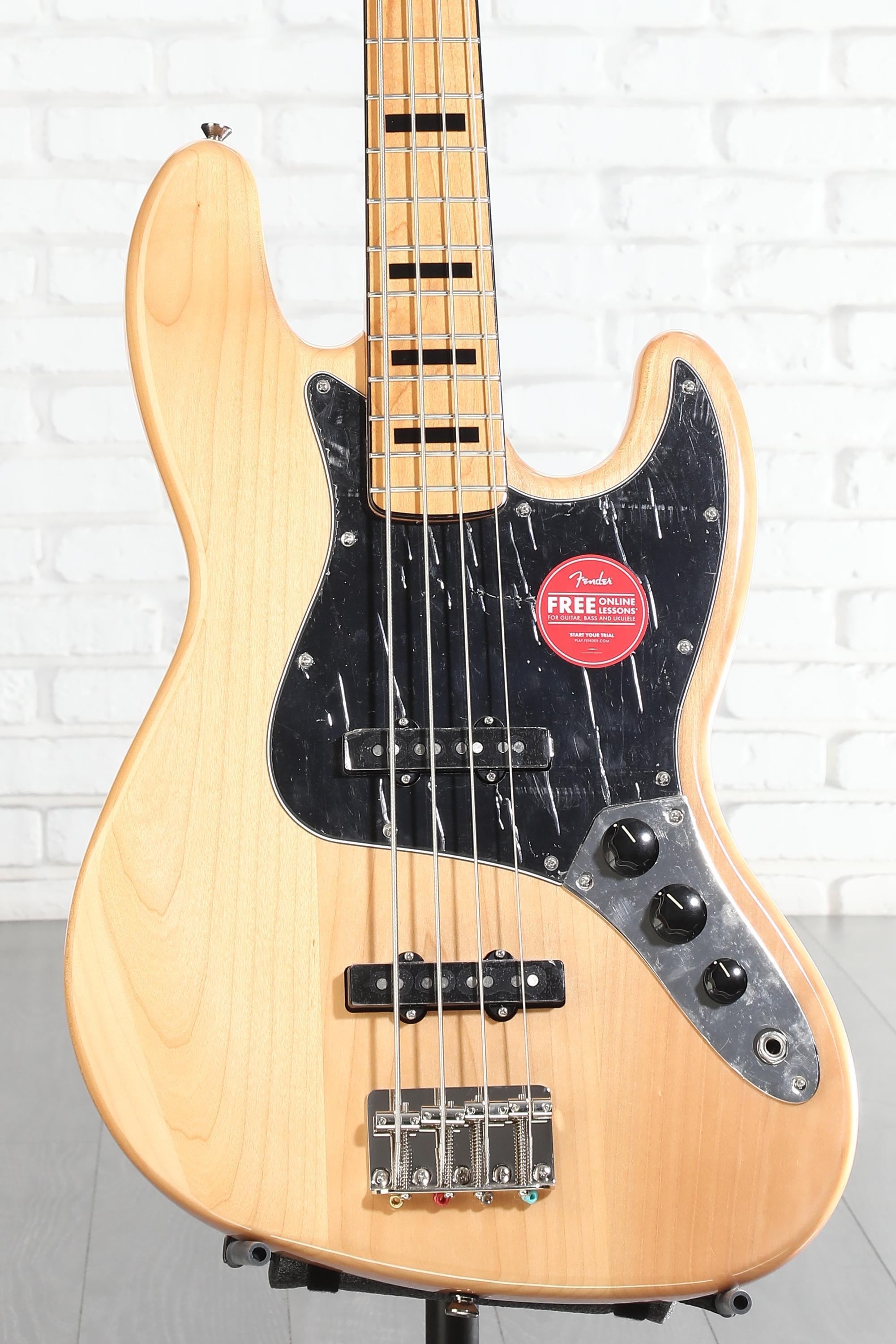 Squier Classic Vibe '70s Jazz Bass - Natural | Sweetwater