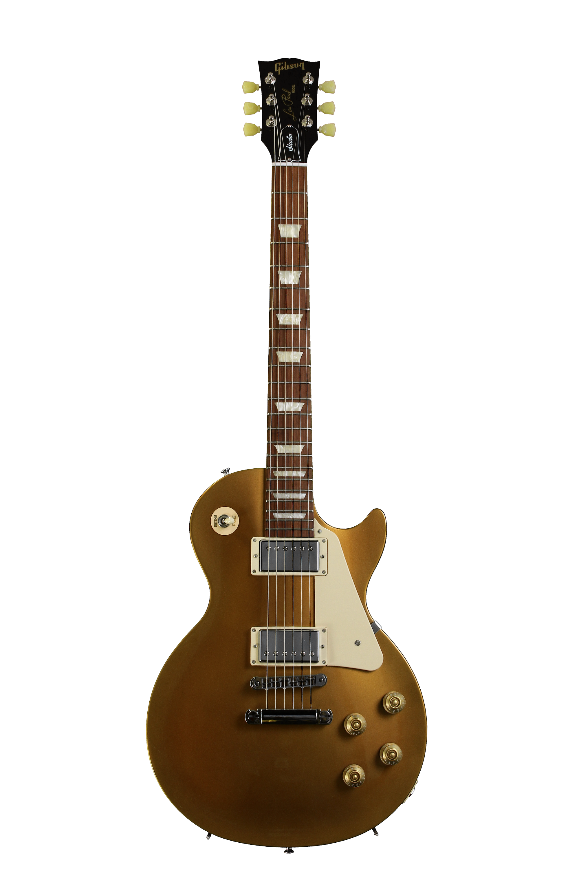 Gibson Les Paul Studio - Gold top dark back | Sweetwater Gibson Les Paul Studio - Gold top dark back | Sweetwater