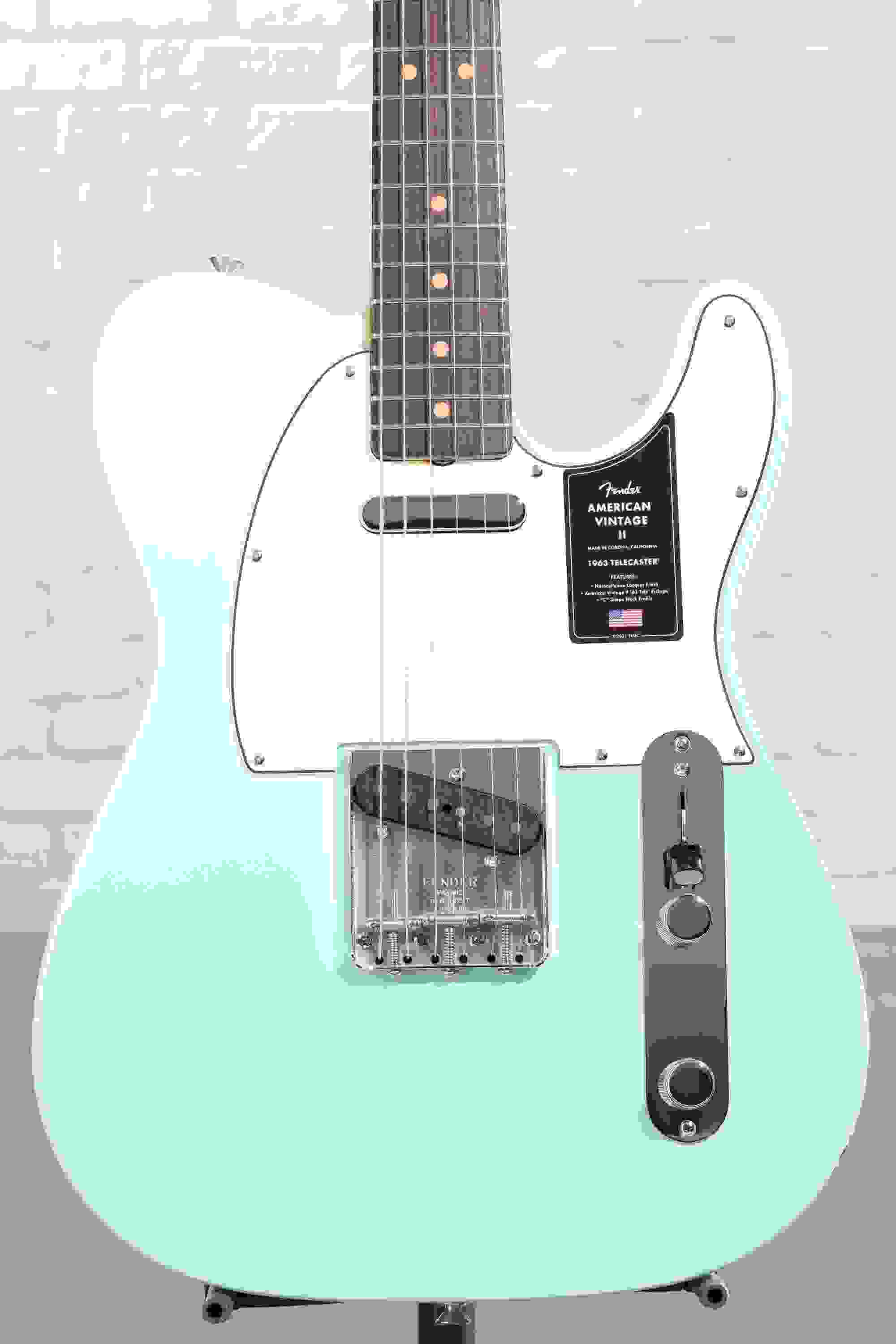 Fender American Vintage II 1963 Telecaster Electric Guitar - Surf Green