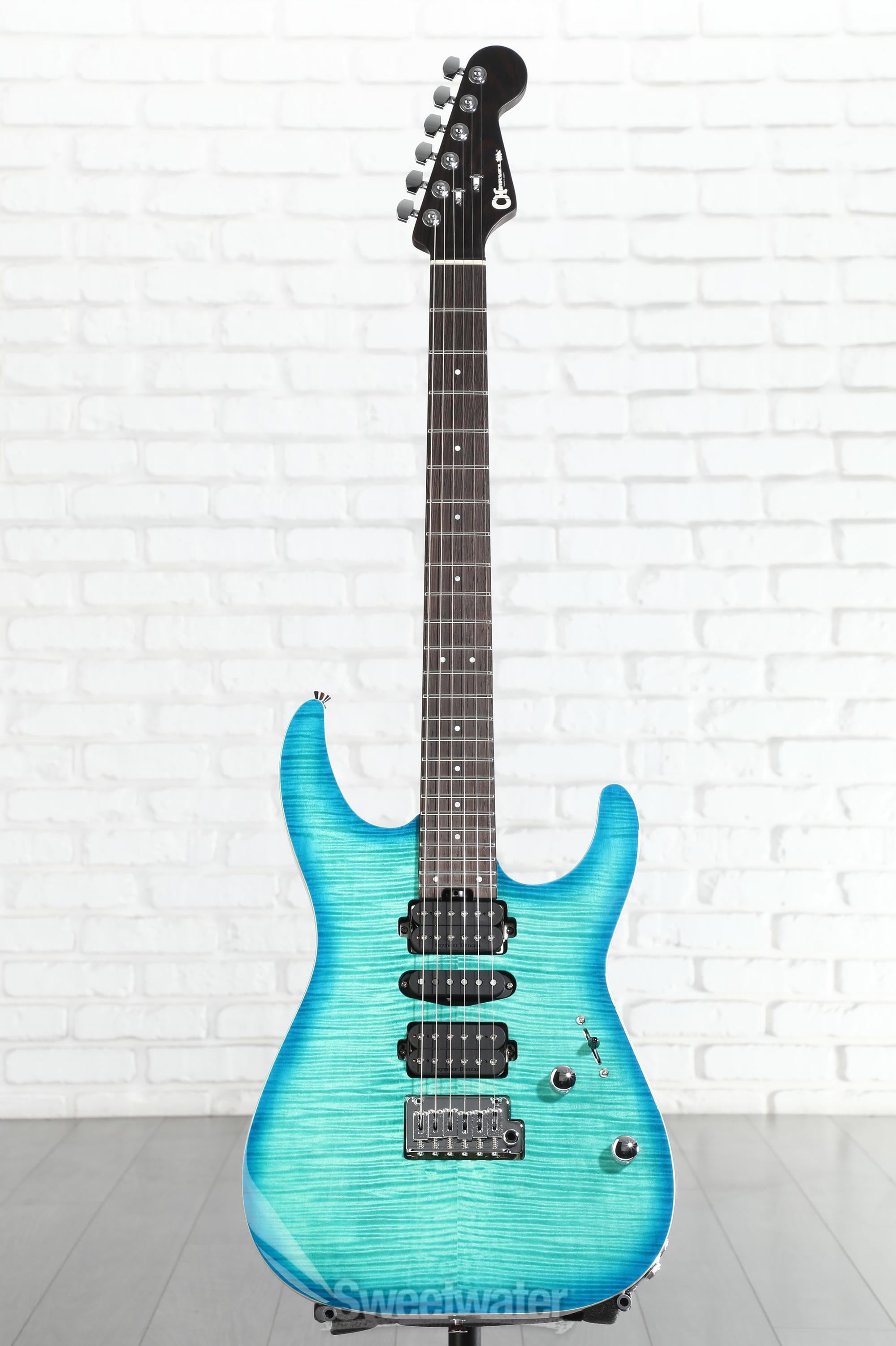 Charvel MJ DK24 HSH 2PT Electric Guitar - Caribbean Burst | Sweetwater