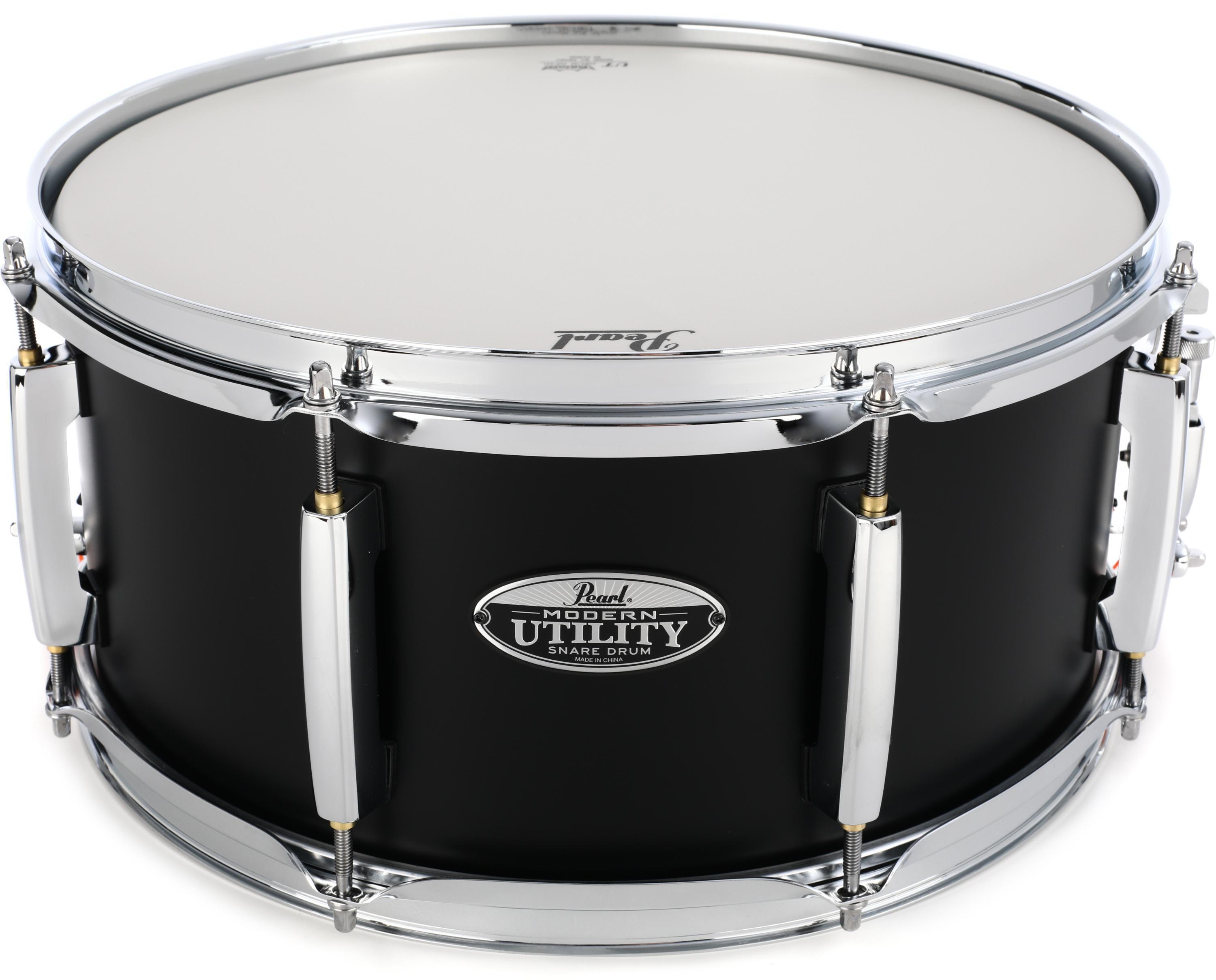 Pearl S1330 Steel Effect Piccolo Snare Drum - 3 x 13 inch - Black