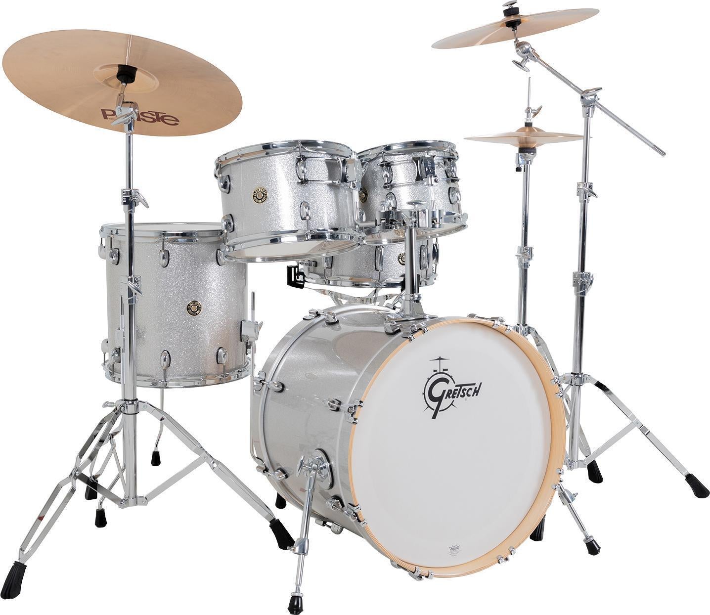 Photo of Gretsch Drums Catalina Maple 5-piece Shell Pack - Silver Sparkle