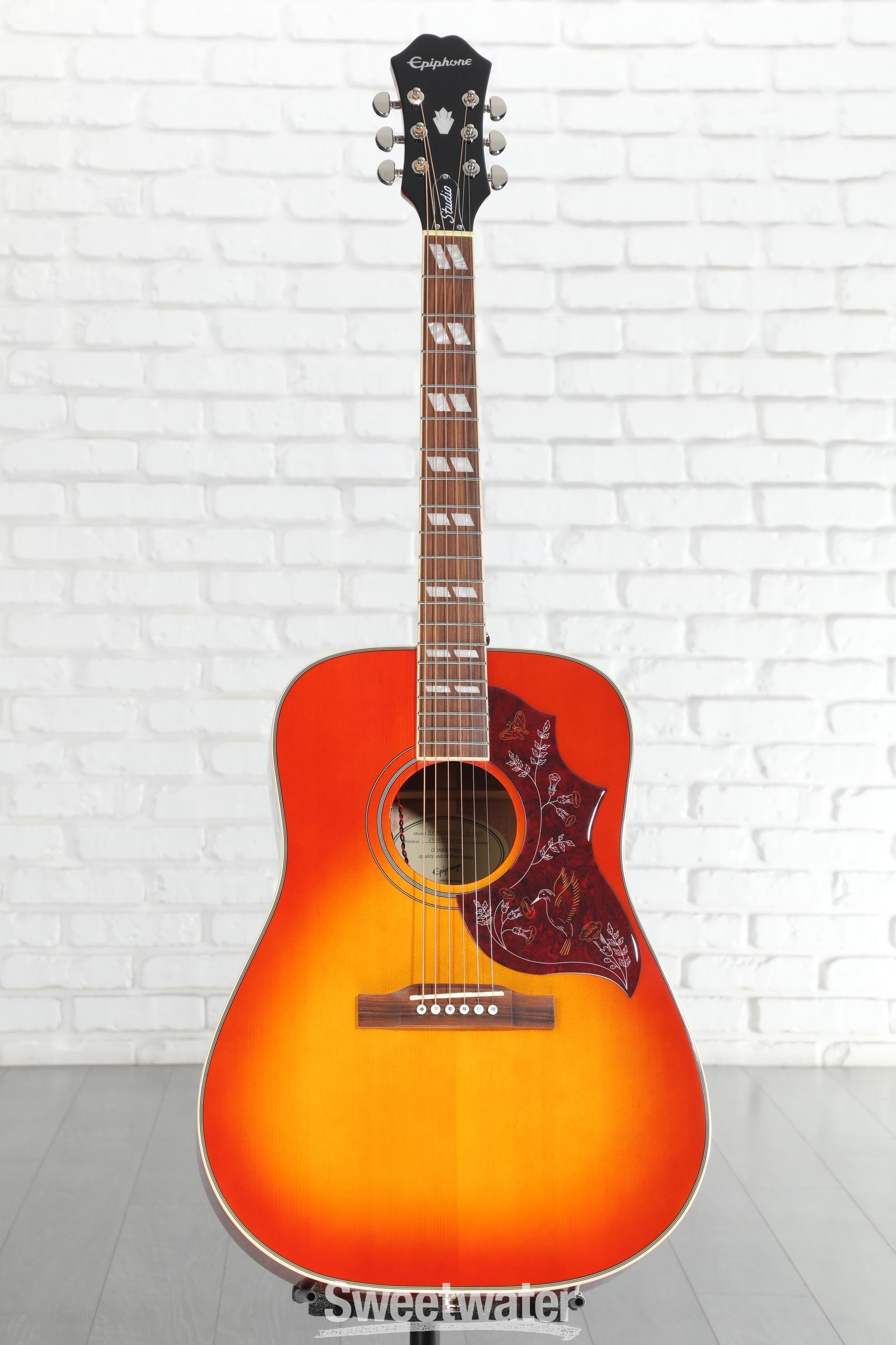 Epiphone Hummingbird Studio Acoustic-Electric Guitar - Faded