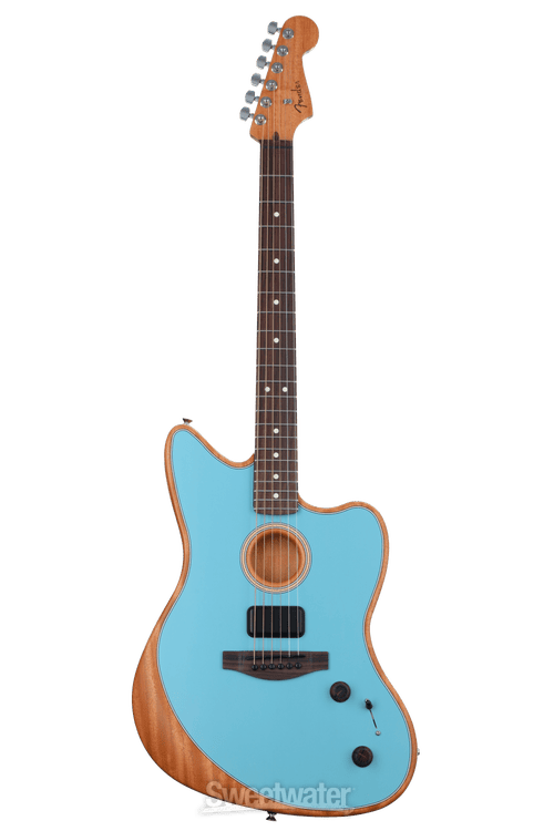 ギター Acoustasonic Player Jazzmaster Ice Blue Fender Acoustasonic Player Jazzmaster Acoustic-electric
