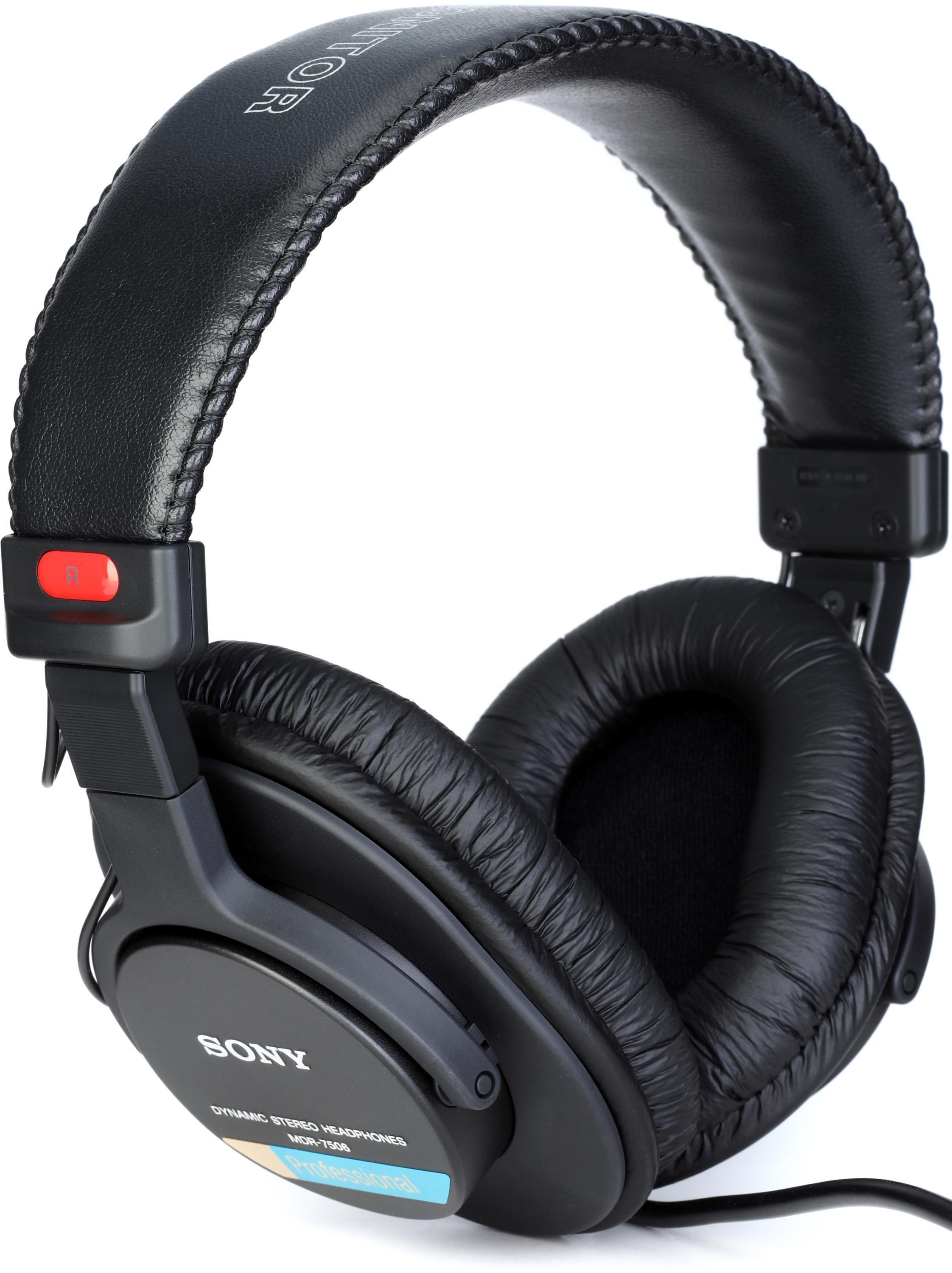 Sony MDR-7506 Over the Ear Headphones - Black deals