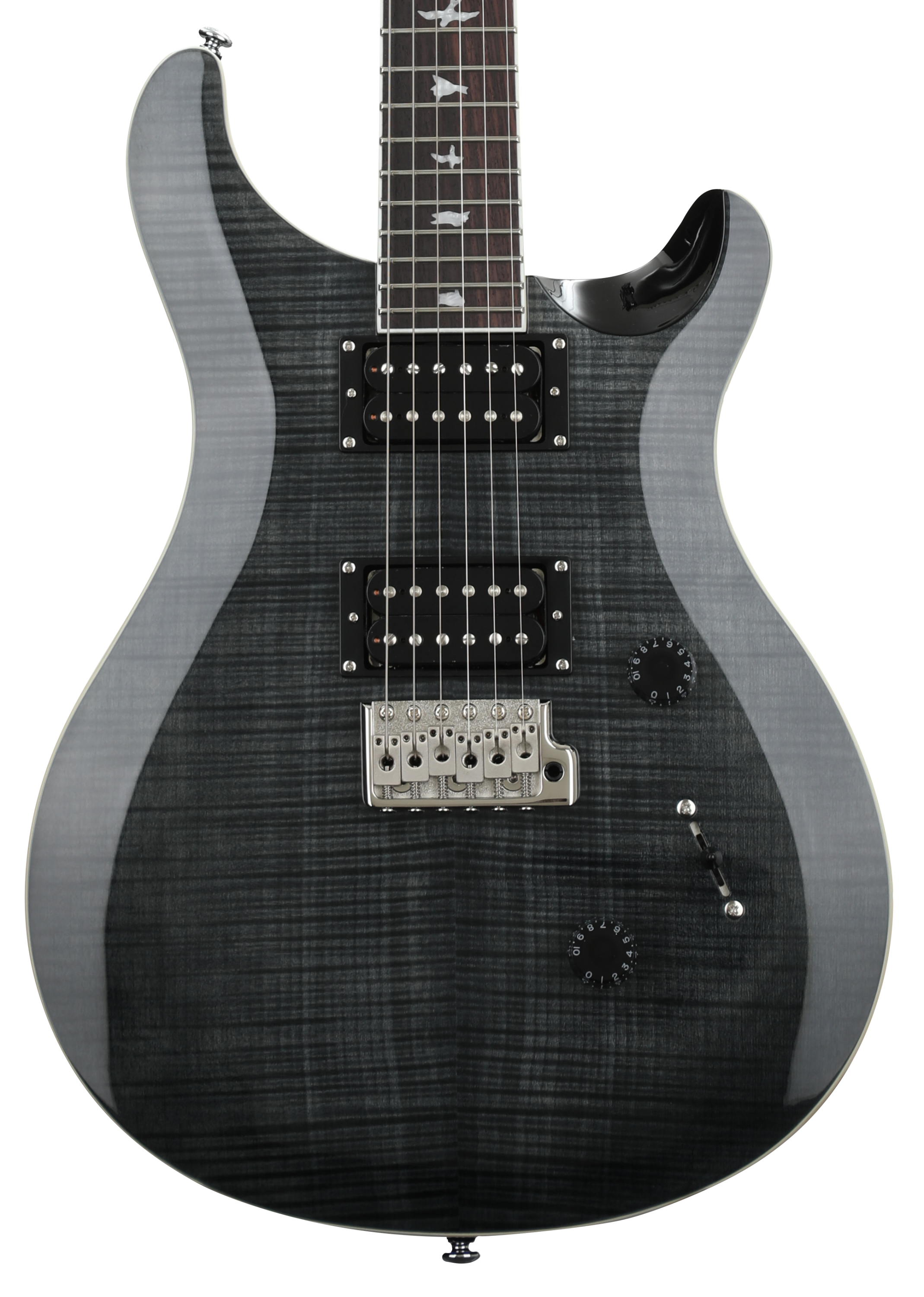 PRS SE Custom 24 - Gray Black - Sweetwater Exclusive