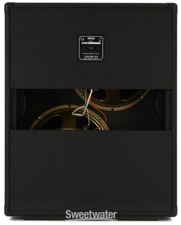 Orange PPC212 V 120-watt 2x12-inch Cabinet - Black