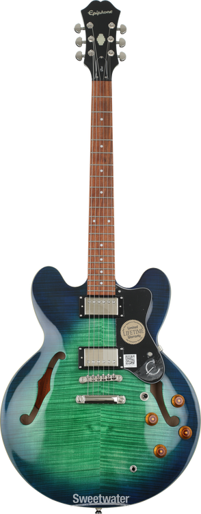 Epiphone Dot Deluxe Semi-Hollow Electric Guitar - Aquamarine Epiphone Dot Deluxe Semi-Hollow Electric Guitar - Aquamarine