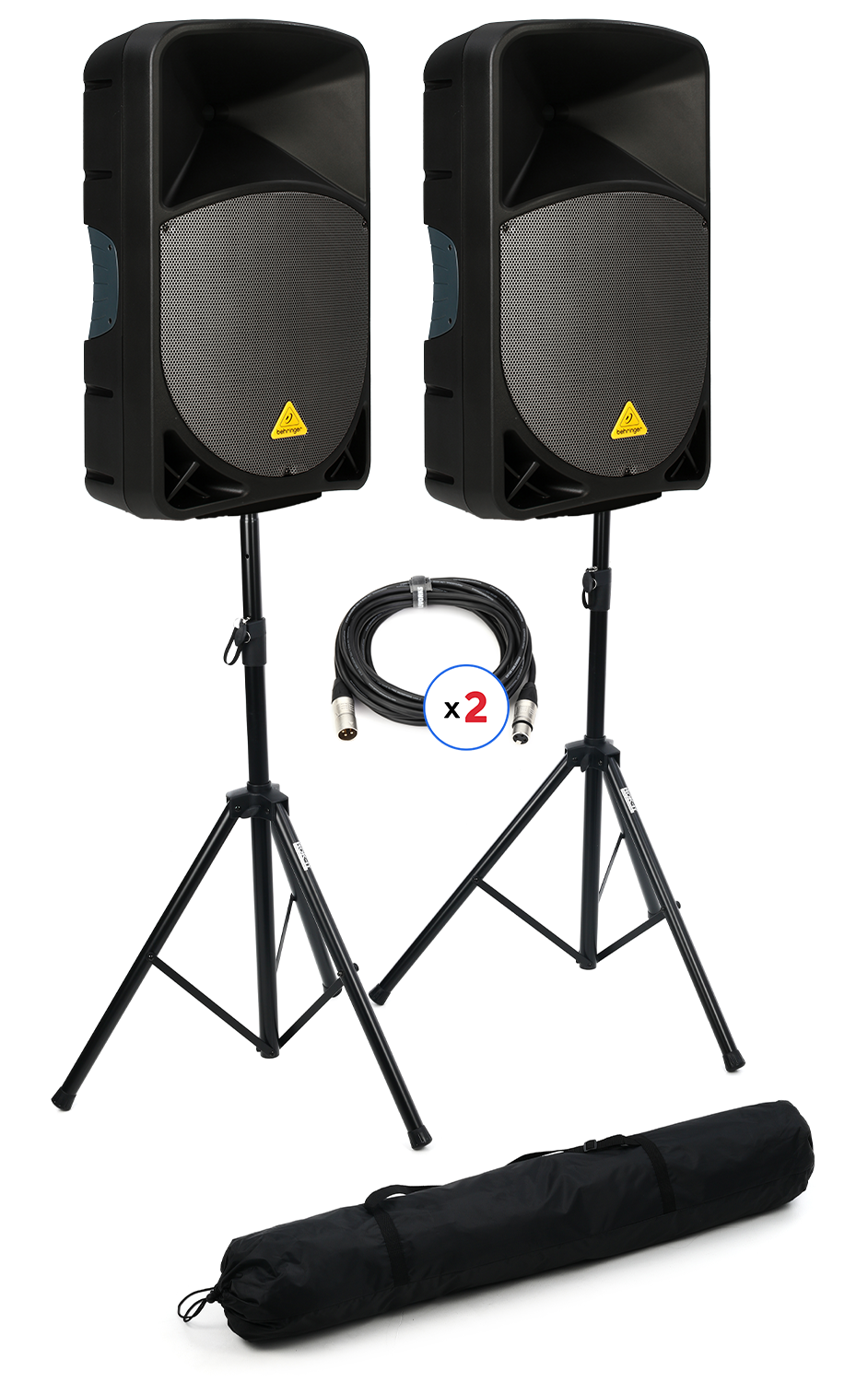 Behringer Eurolive B115D 1000W 15 inch Powered Speaker (Pair