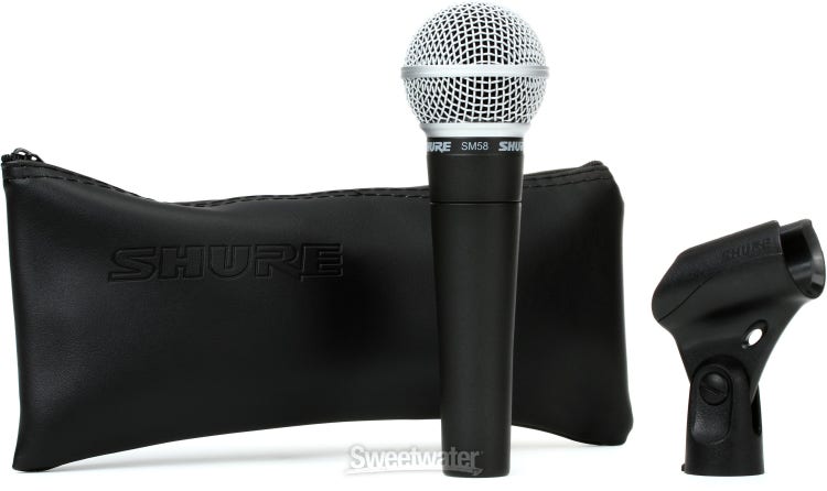 Shure SM58-LC, vocal microphone (non switched)